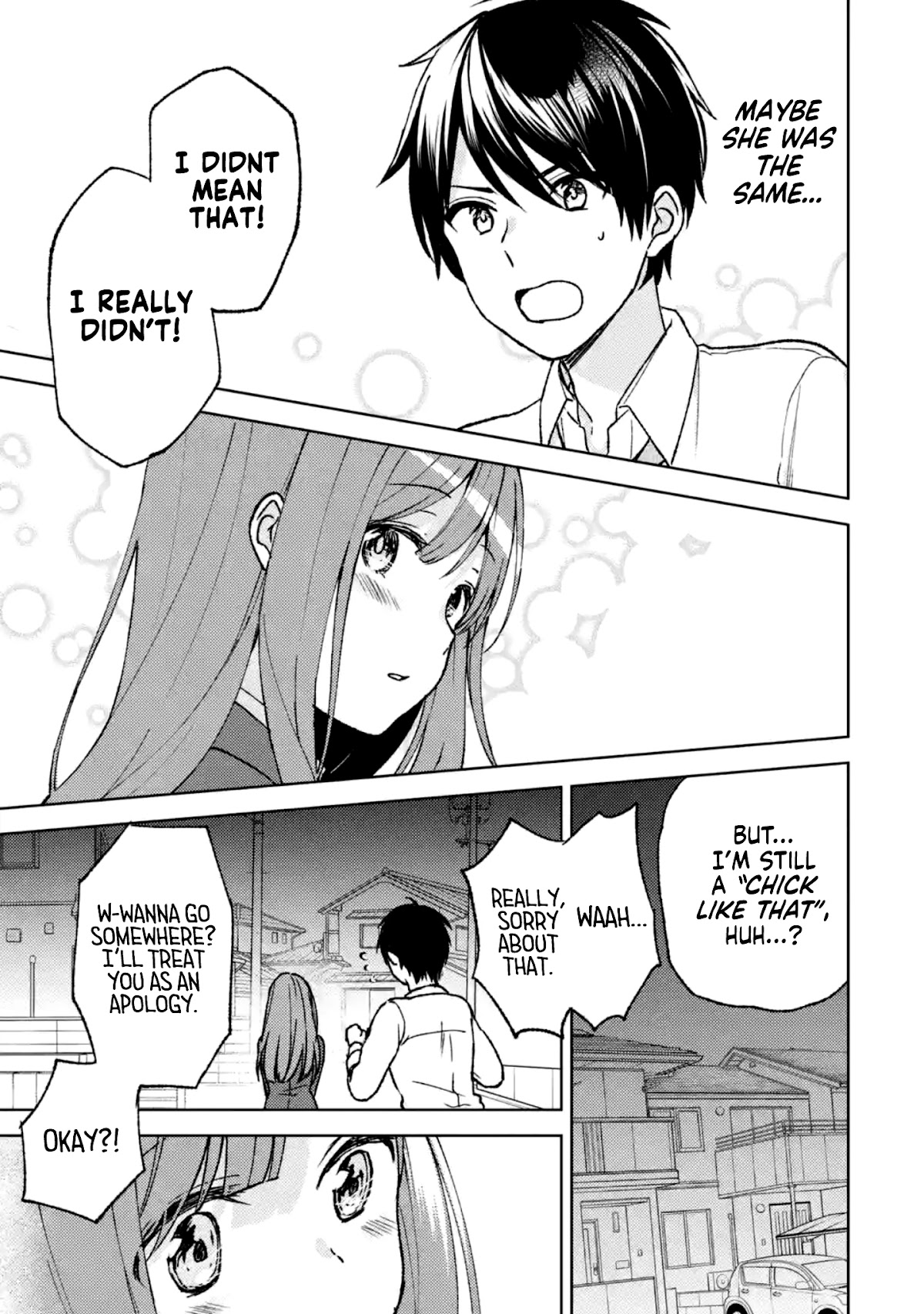 When I Rescued a Beautiful Girl Who Was About to Be Mol*sted, It Was My Childhood Friend Sitting Next to Me Chapter 4 page 13 - Chapter 4: A Chick Like That and The Gyaru