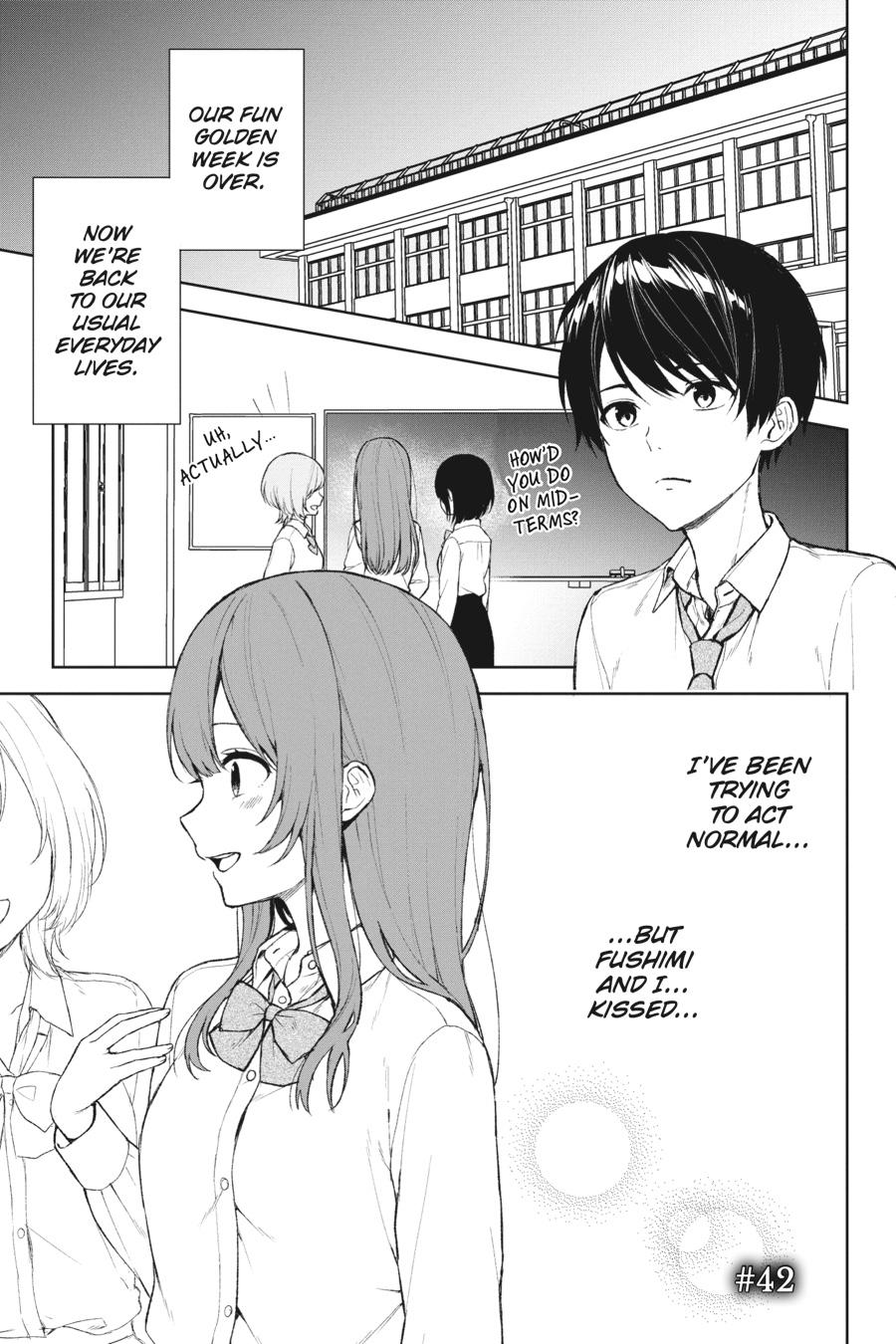 When I Rescued a Beautiful Girl Who Was About to Be Mol*sted, It Was My Childhood Friend Sitting Next to Me Chapter 42 page 1 - Chapter 42