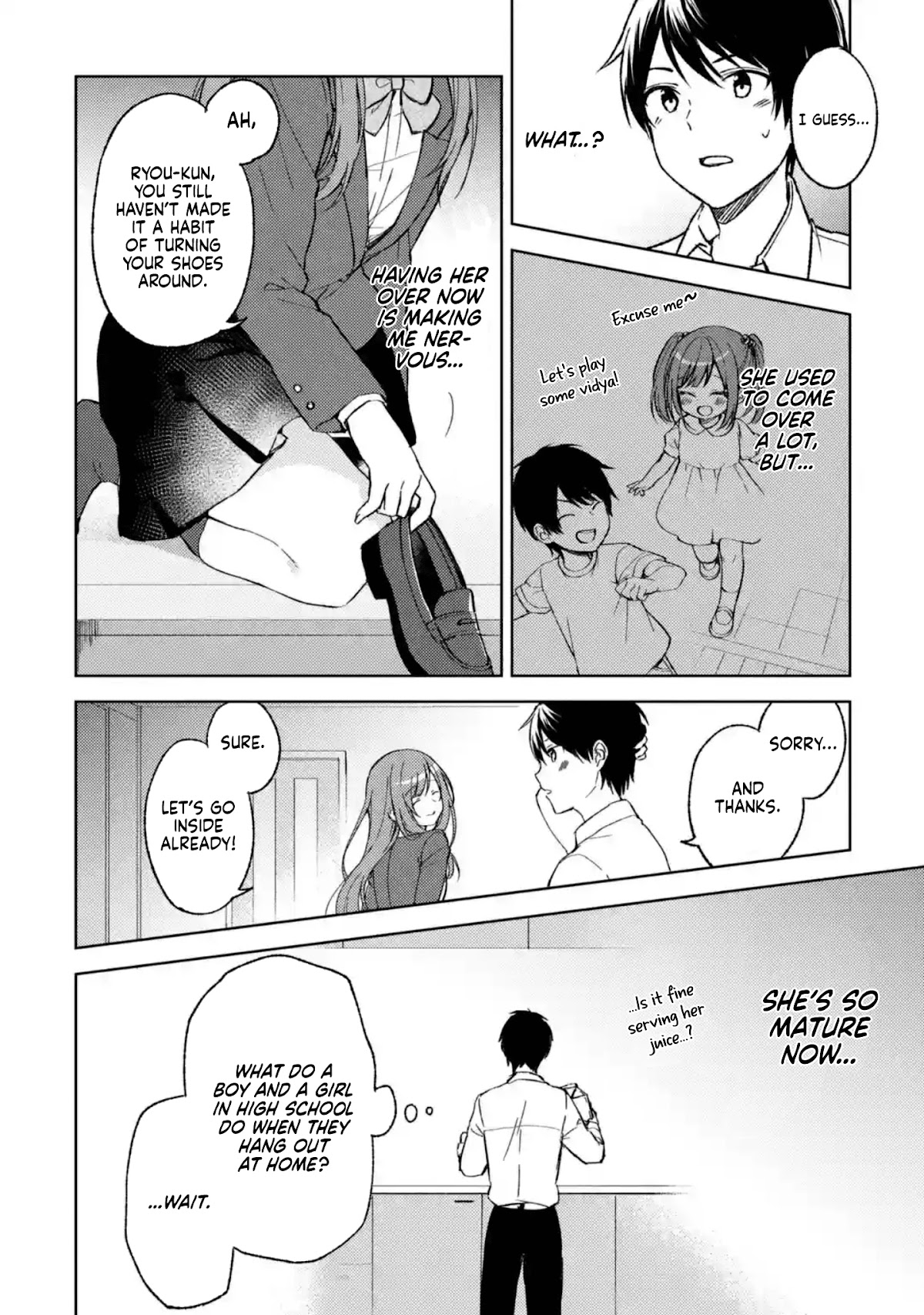 When I Rescued a Beautiful Girl Who Was About to Be Mol*sted, It Was My Childhood Friend Sitting Next to Me Chapter 5 page 4 - Chapter 5: She’s visiting my home for the first time in 4 years