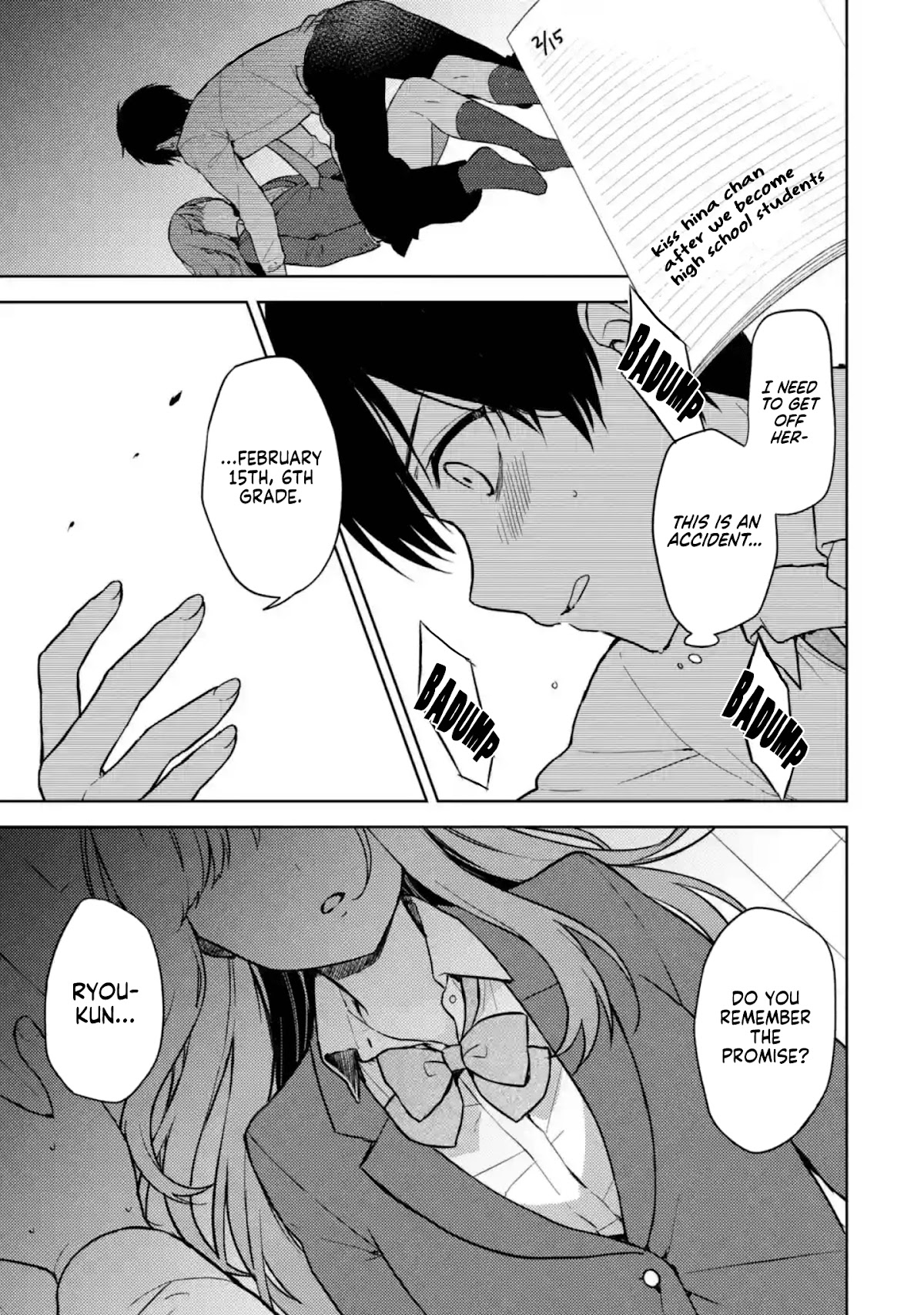 When I Rescued a Beautiful Girl Who Was About to Be Mol*sted, It Was My Childhood Friend Sitting Next to Me Chapter 6 page 1 - Chapter 6: Fragments of a Promise