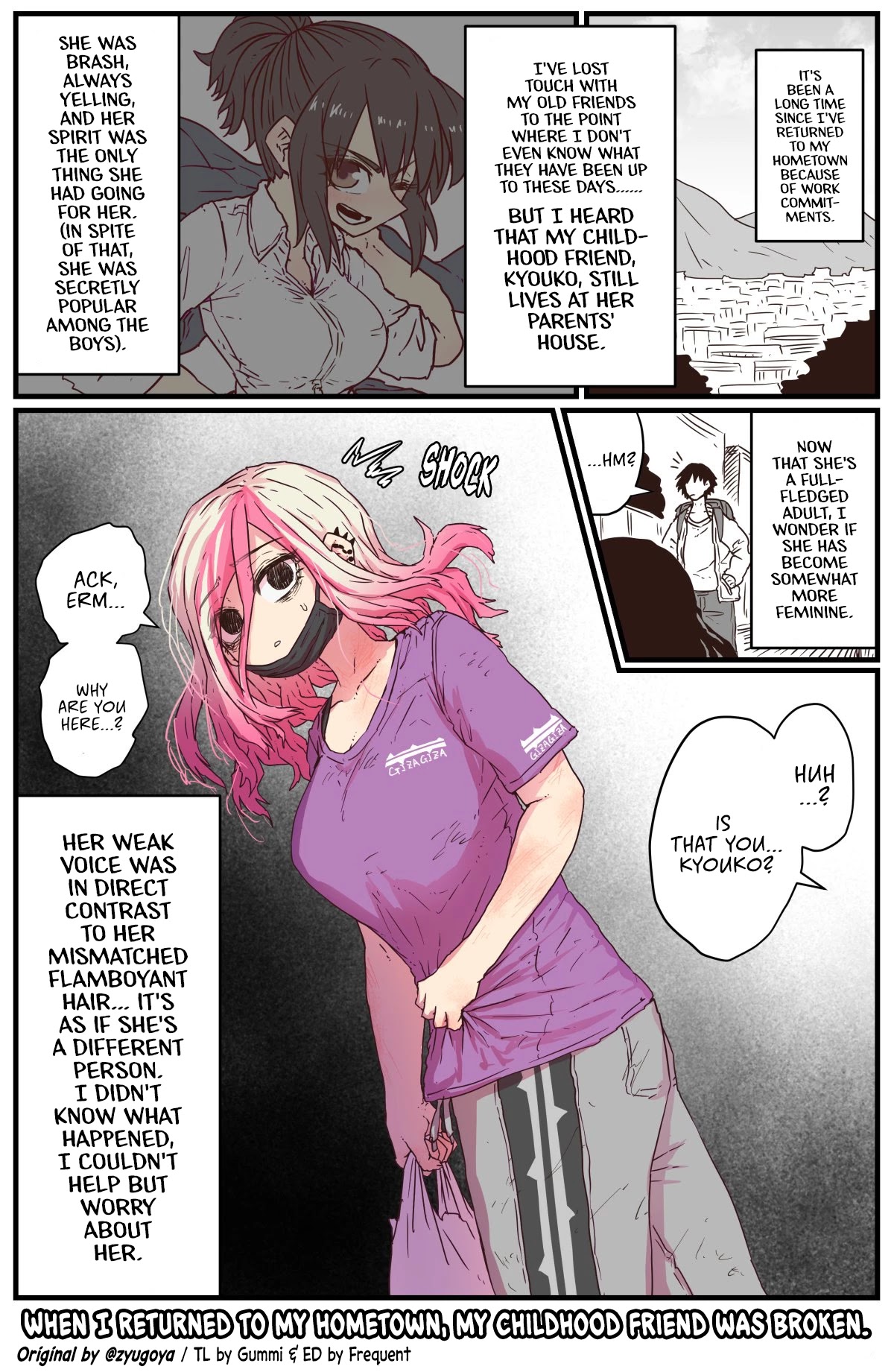 When I Returned to My Hometown, My Childhood Friend was Broken Chapter 1 page 1 - Chapter 1