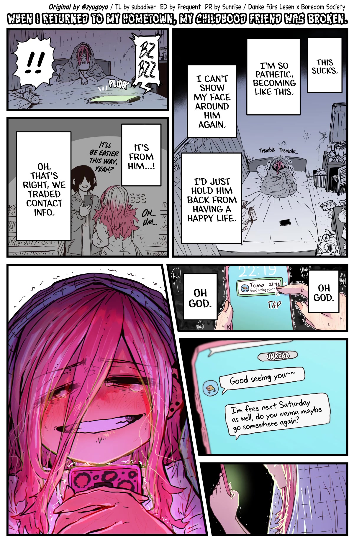 When I Returned to My Hometown, My Childhood Friend was Broken Chapter 10 page 1 - Chapter 10