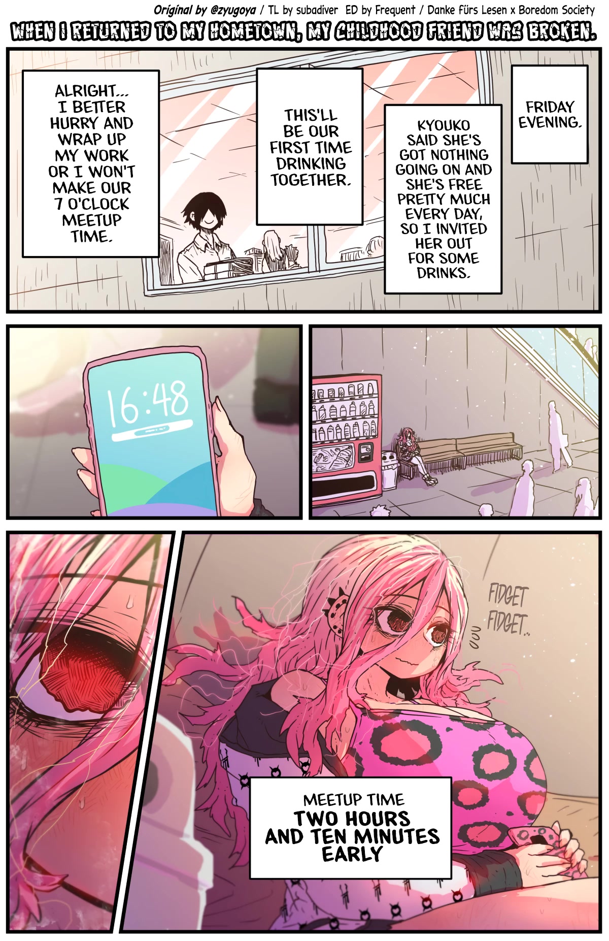 When I Returned to My Hometown, My Childhood Friend was Broken Chapter 11 page 1 - Chapter 11