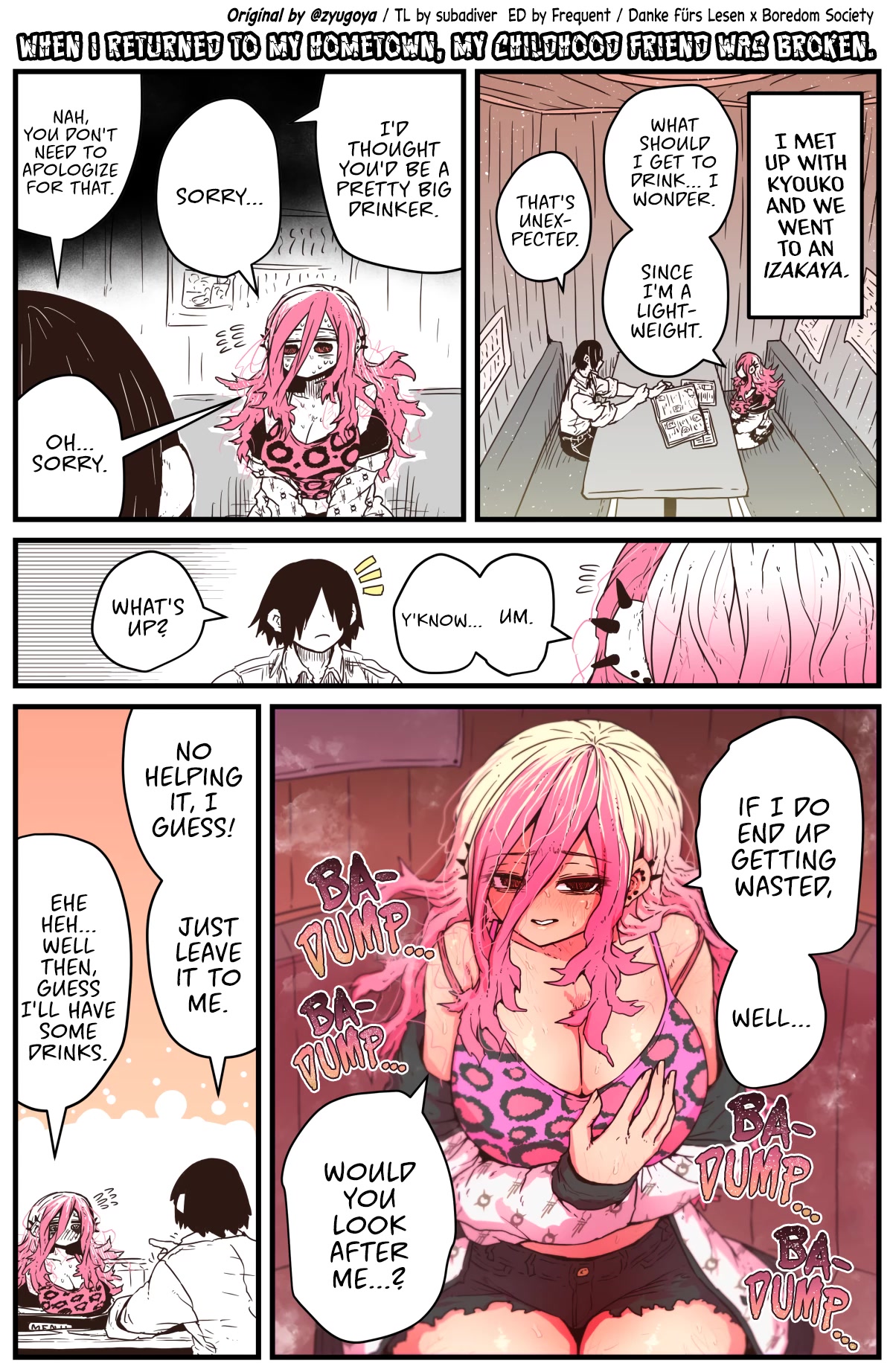 When I Returned to My Hometown, My Childhood Friend was Broken Chapter 12 page 1 - Chapter 12