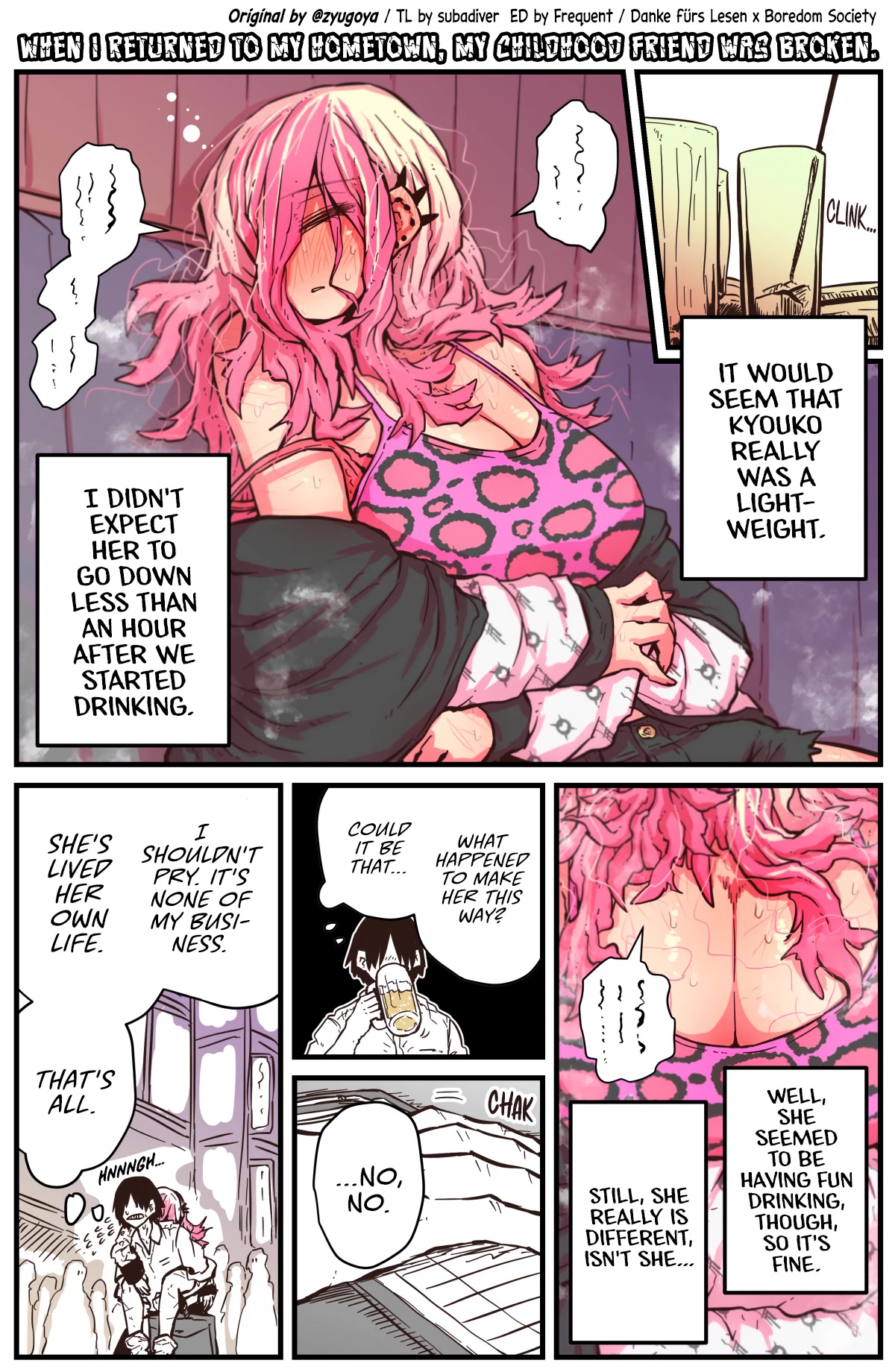 When I Returned to My Hometown, My Childhood Friend was Broken Chapter 13 page 1 - Chapter 13