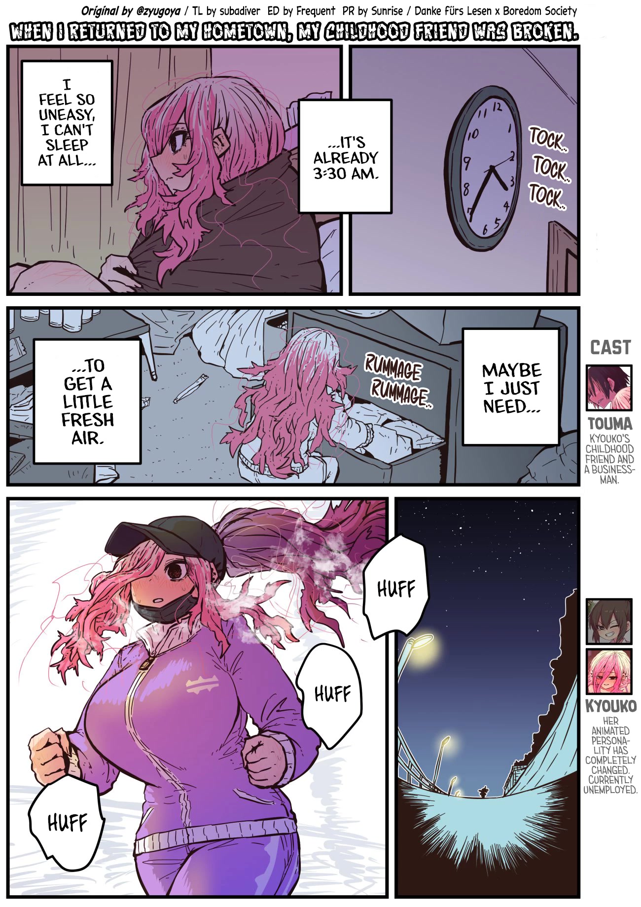 When I Returned to My Hometown, My Childhood Friend was Broken Chapter 18 page 1 - Chapter 18