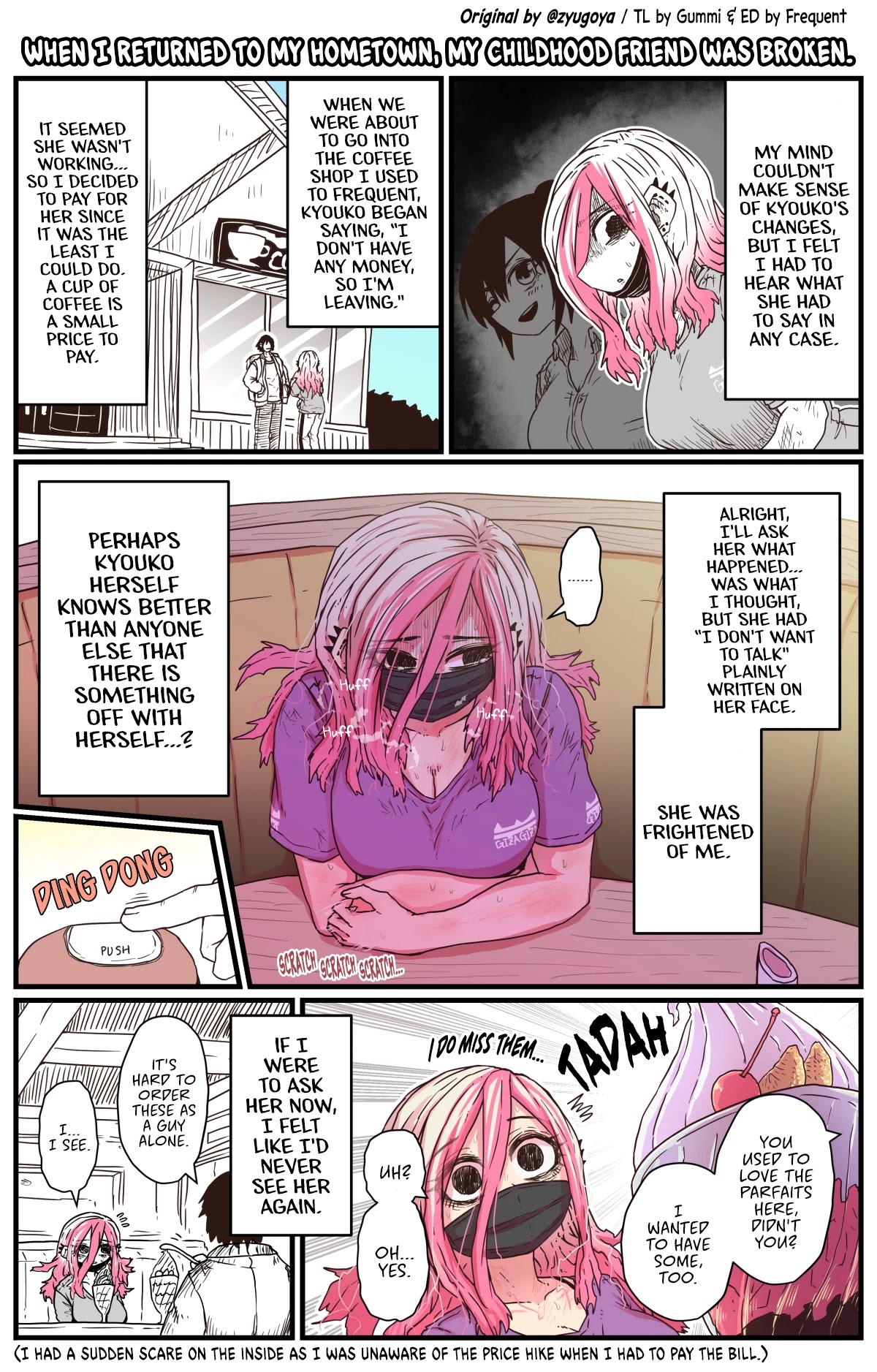 When I Returned to My Hometown, My Childhood Friend was Broken Chapter 2 page 1 - Chapter 2
