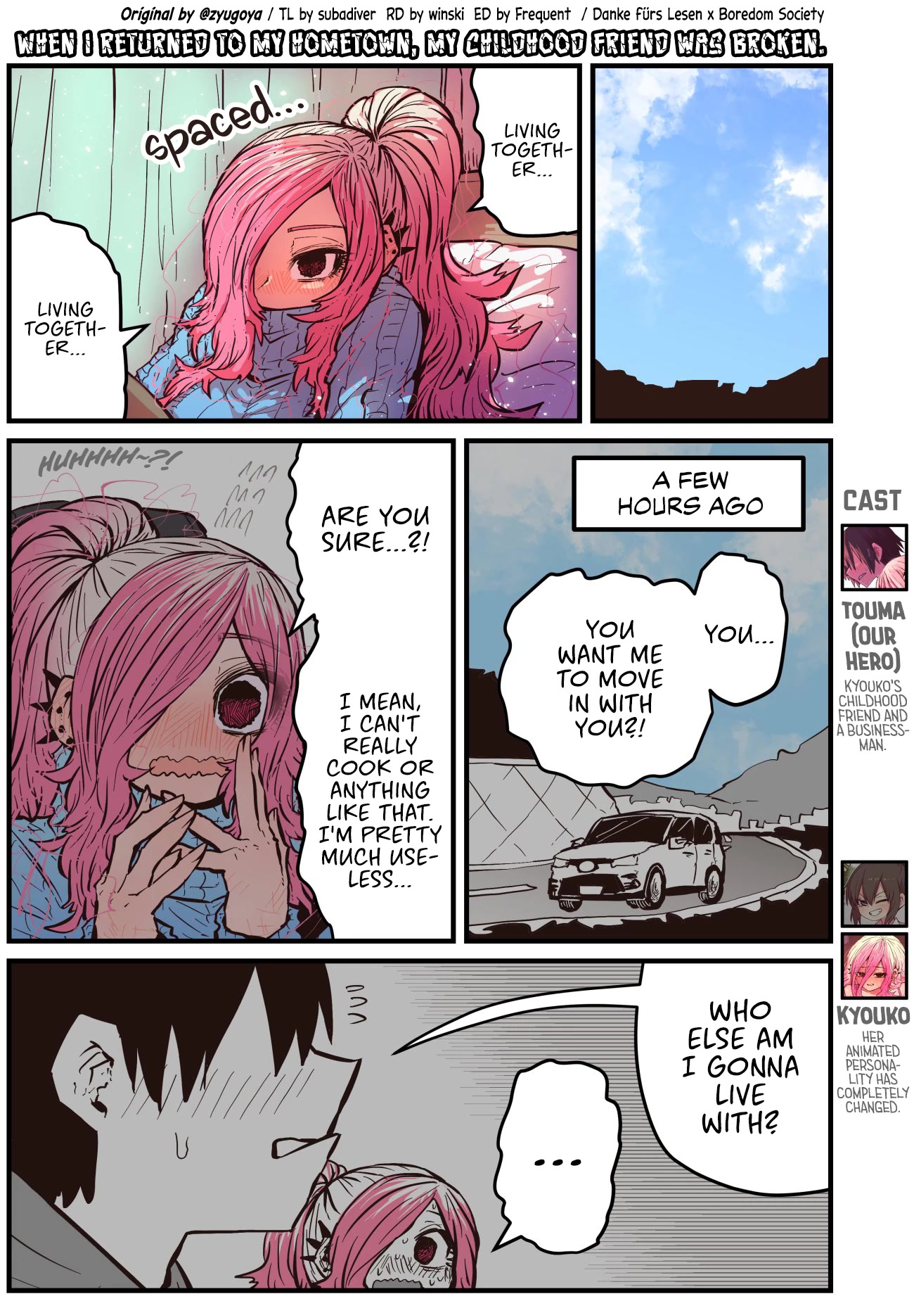 When I Returned to My Hometown, My Childhood Friend was Broken Chapter 27 page 1 - Chapter 27
