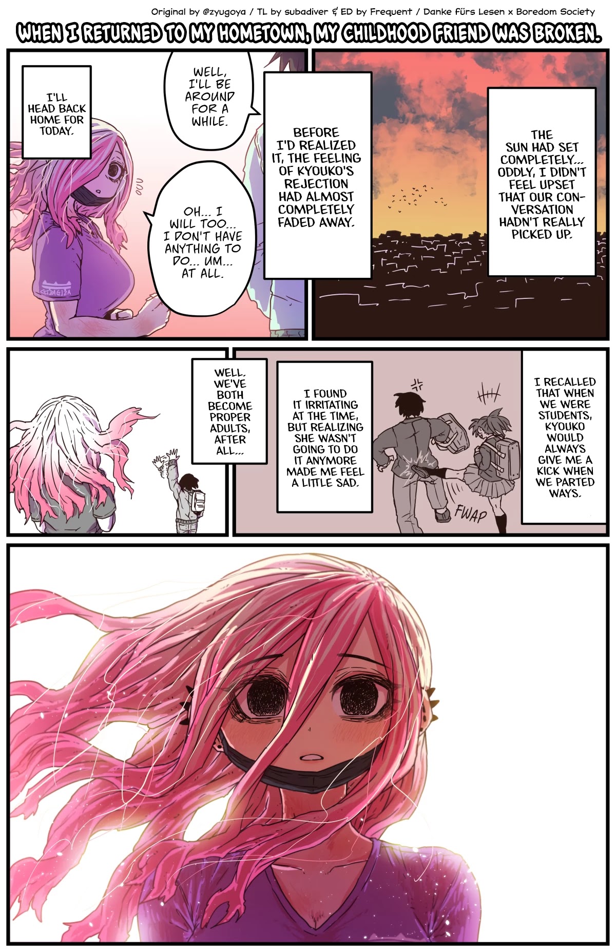 When I Returned to My Hometown, My Childhood Friend was Broken Chapter 3 page 1 - Chapter 3
