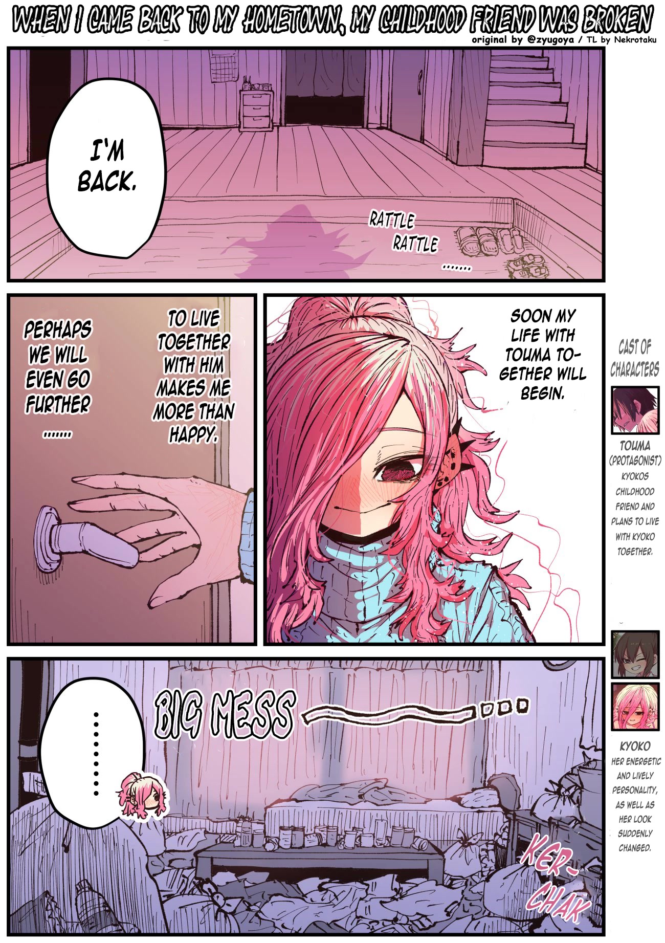 When I Returned to My Hometown, My Childhood Friend was Broken Chapter 30 page 1 - Chapter 30