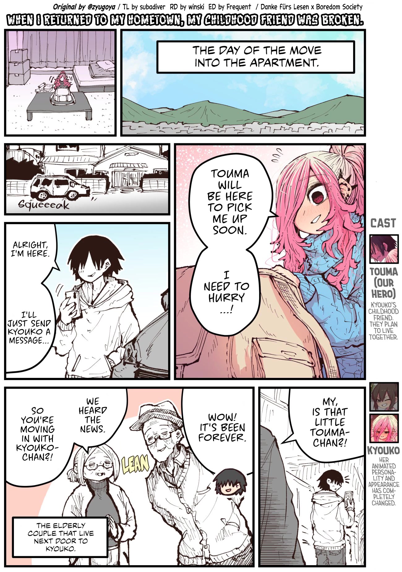 When I Returned to My Hometown, My Childhood Friend was Broken Chapter 31 page 1 - Chapter 31