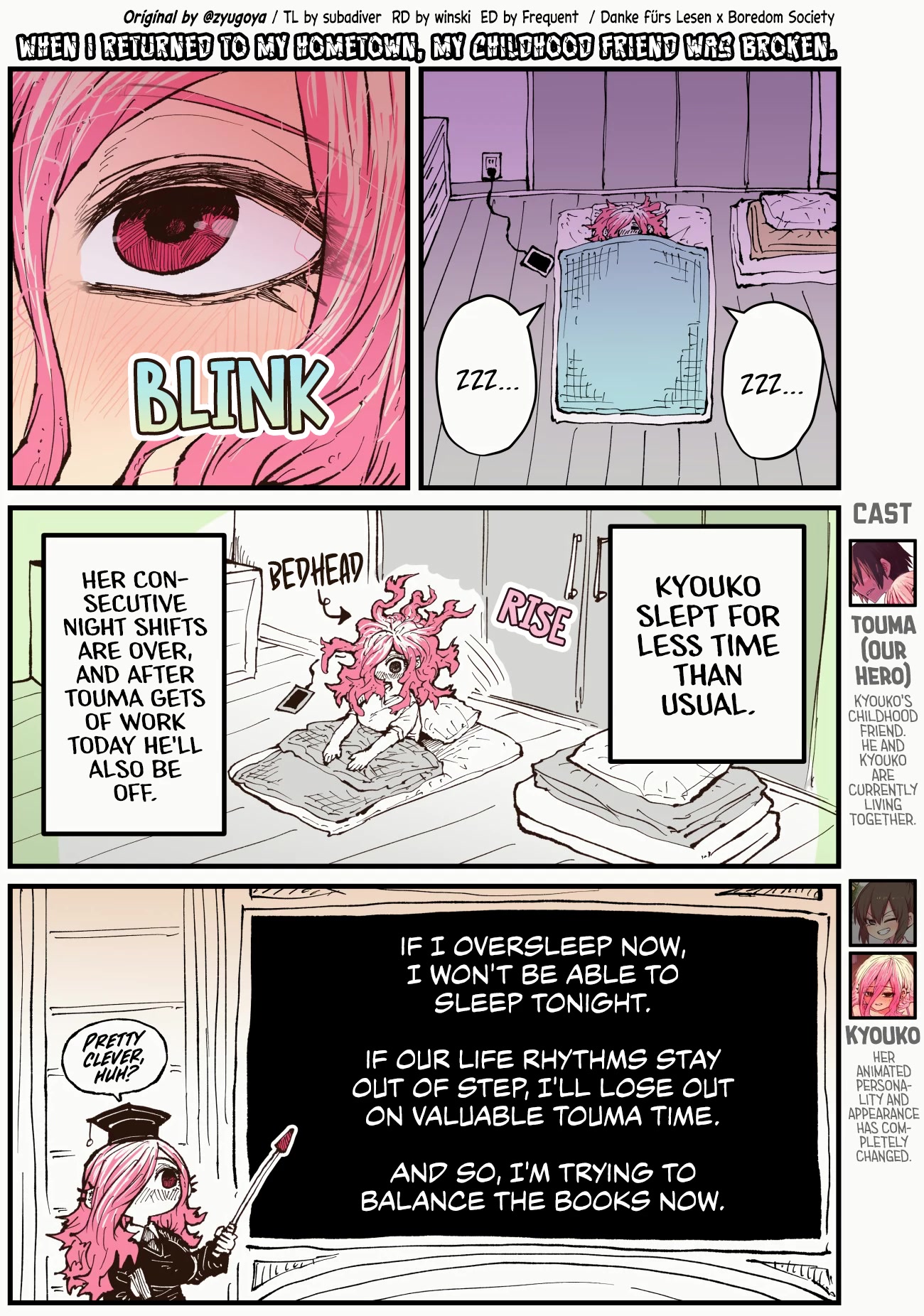 When I Returned to My Hometown, My Childhood Friend was Broken Chapter 34 page 1 - Chapter 34