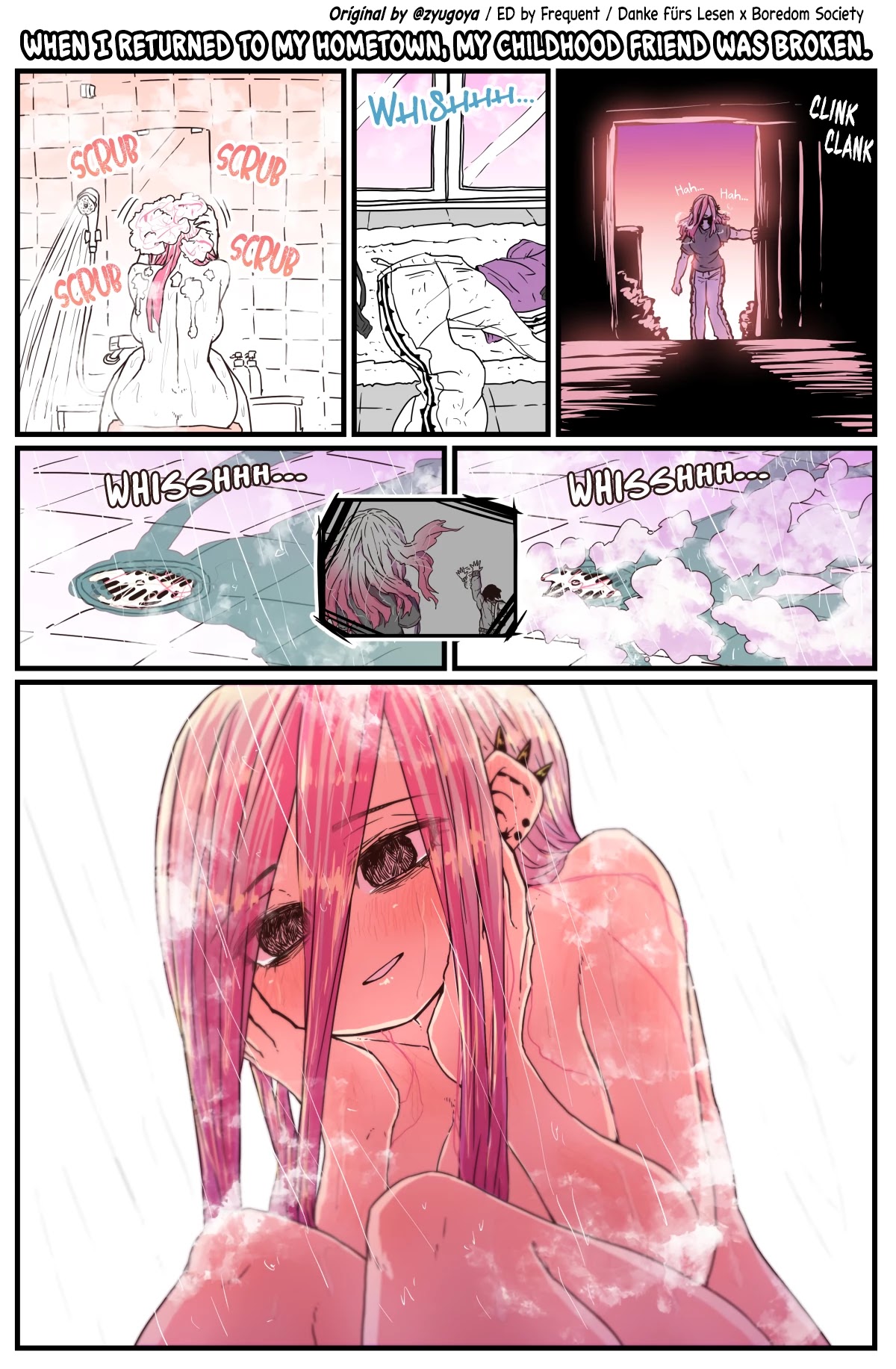 When I Returned to My Hometown, My Childhood Friend was Broken Chapter 4 page 1 - Chapter 4