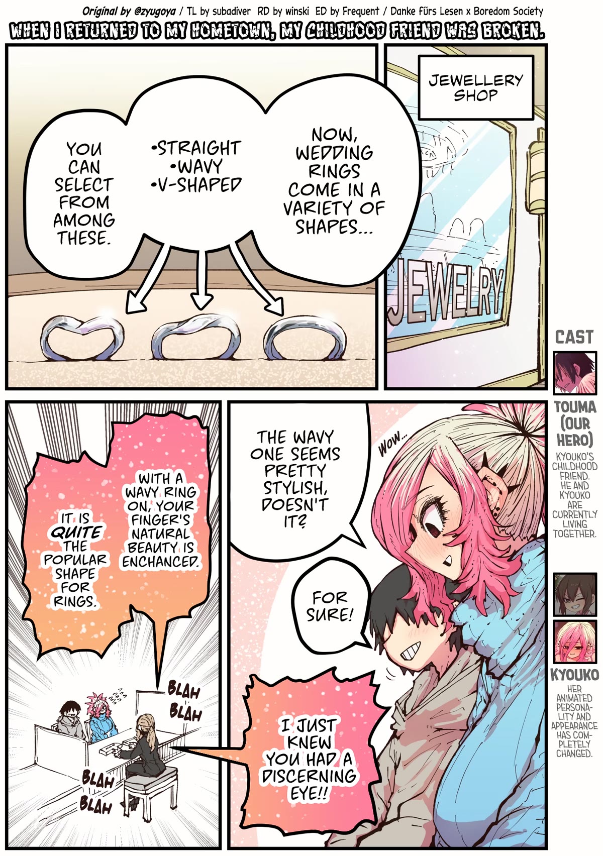 When I Returned to My Hometown, My Childhood Friend was Broken Chapter 42 page 1 - Chapter 42