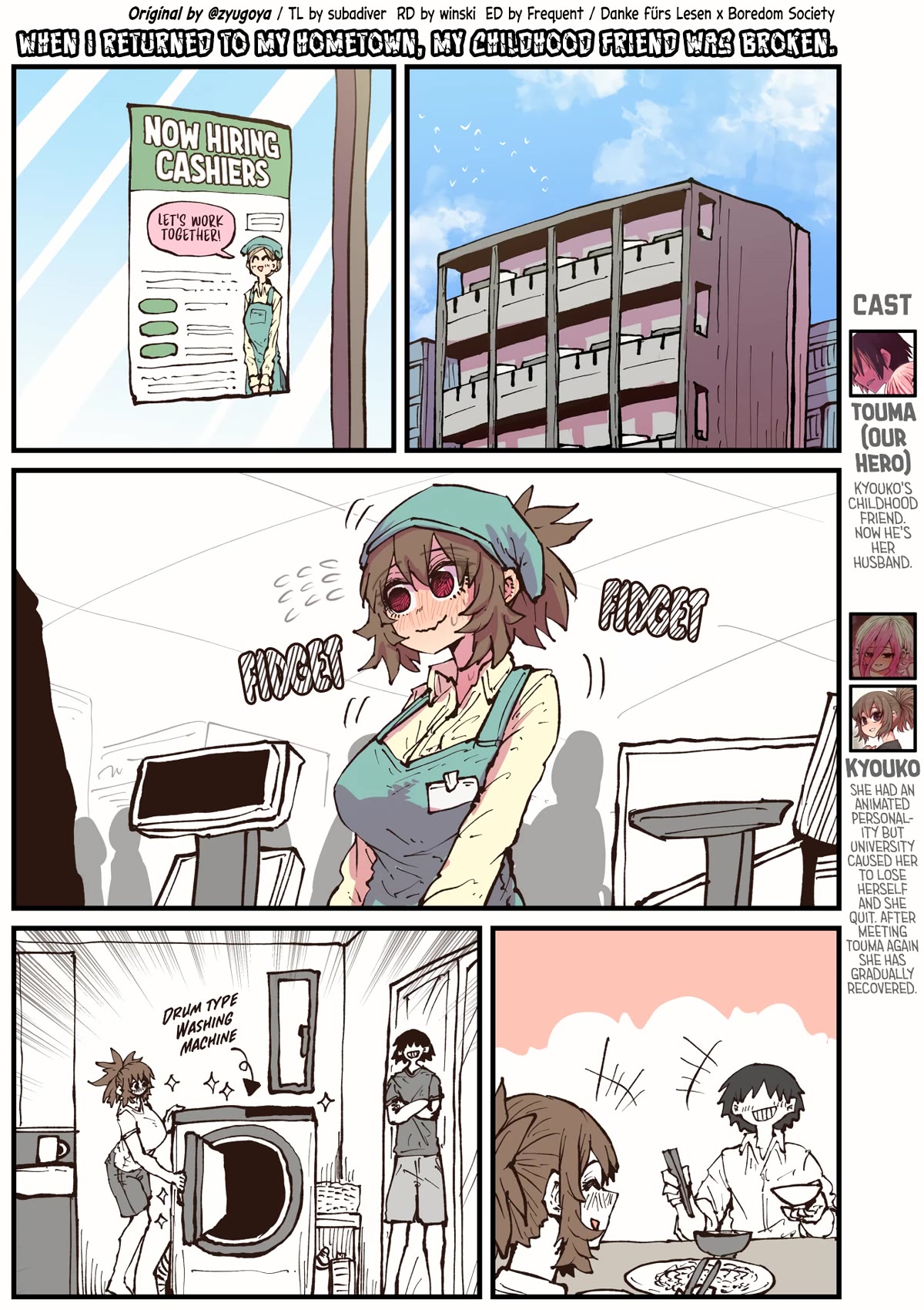 When I Returned to My Hometown, My Childhood Friend was Broken Chapter 44 page 1 - Chapter 44