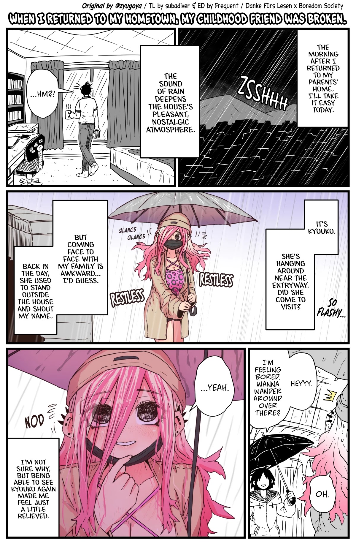 When I Returned to My Hometown, My Childhood Friend was Broken Chapter 5 page 1 - Chapter 5
