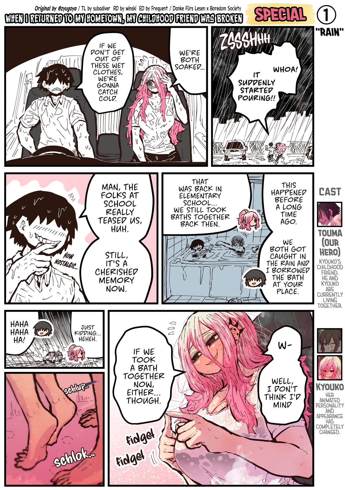 When I Returned to My Hometown, My Childhood Friend was Broken Chapter 50.1 page 2 - Chapter 50.1: Volume Release Special 1