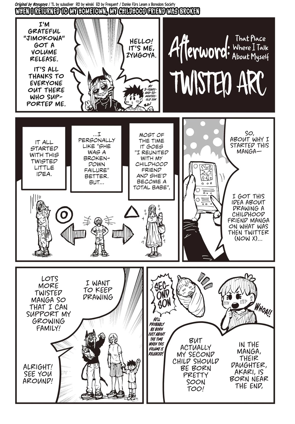 When I Returned to My Hometown, My Childhood Friend was Broken Chapter 50.11 page 1 - Chapter 50.11: Volume Extra 2