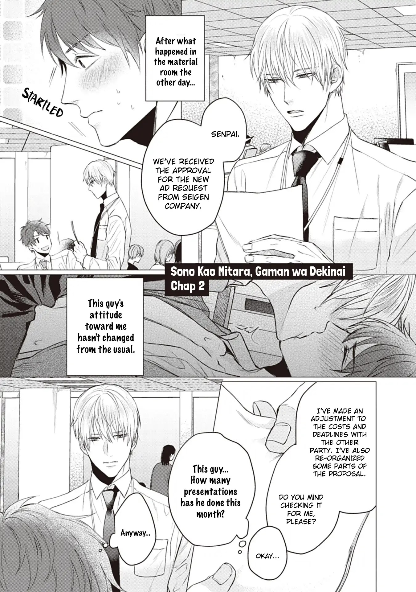 When I See That Face, I Can't Hold It Anymore Chapter 2 page 3 - Chapter 2