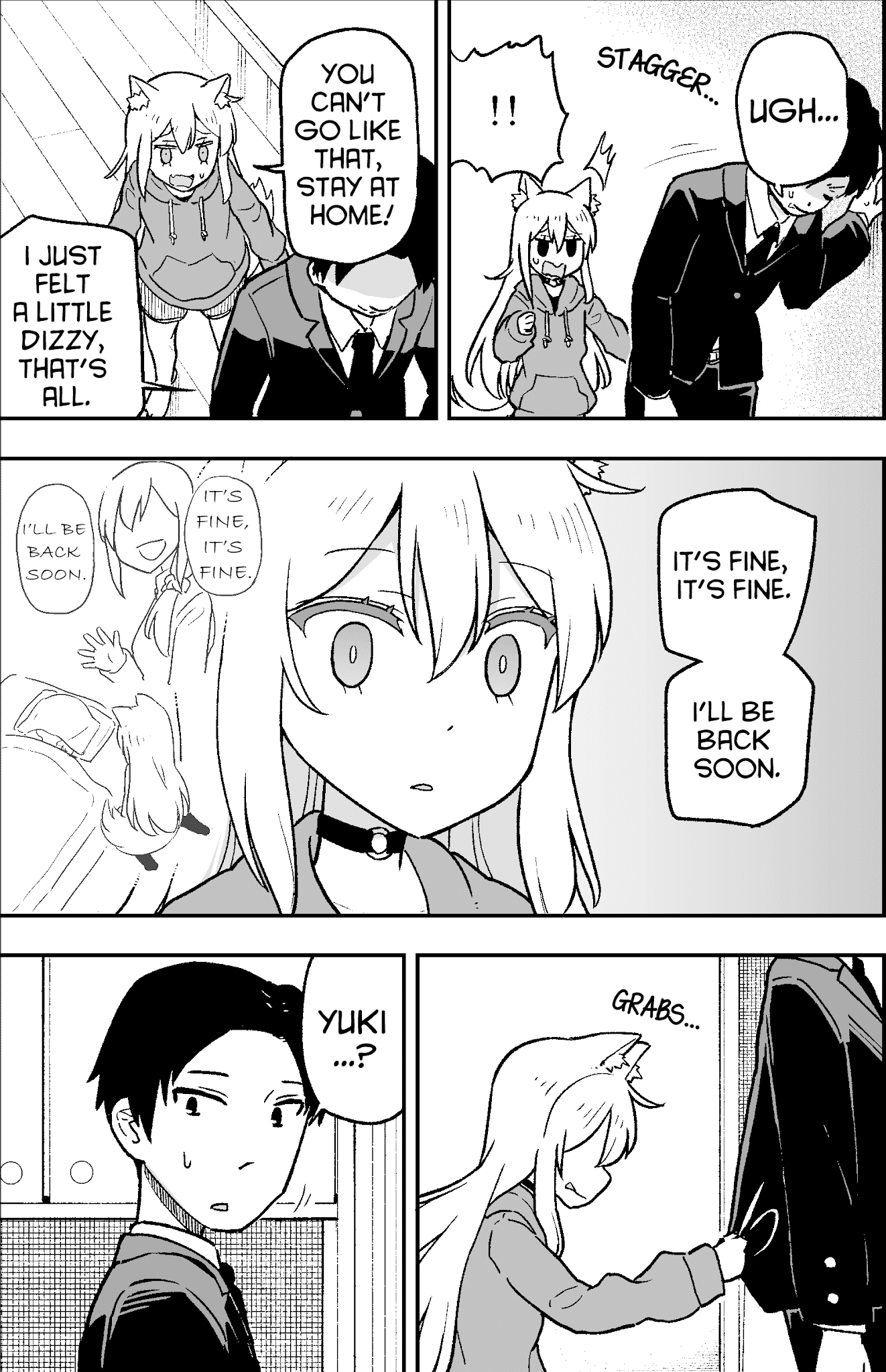 When I try to go to work, the dog I picked up gets in the way Chapter 1 page 3 - Chapter 1: I tried to go to work, but the dog I picked up was getting in my way