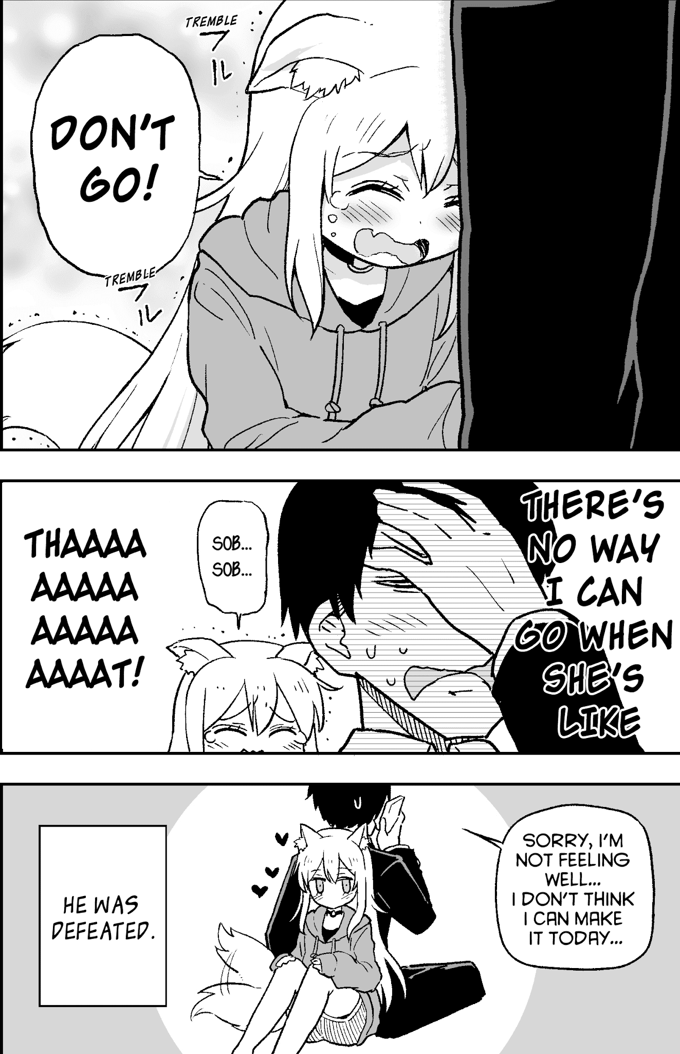 When I try to go to work, the dog I picked up gets in the way Chapter 1 page 4 - Chapter 1: I tried to go to work, but the dog I picked up was getting in my way