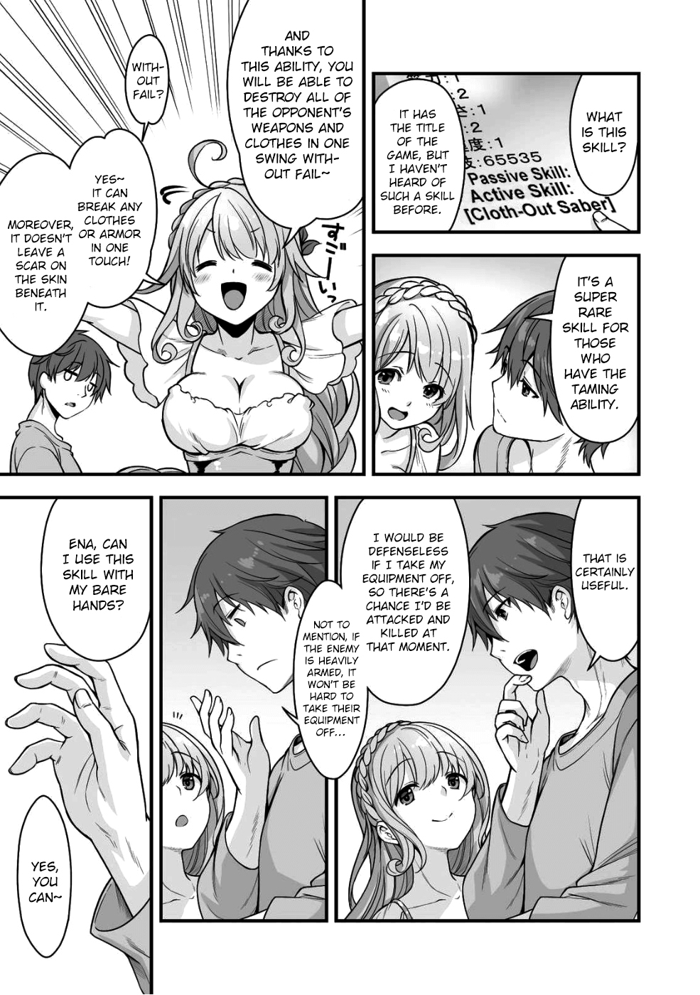 When I Was Playing Eroge With VR, I Was Reincarnated In A Different World, I Will Enslave All The Beautiful Demon Girls ~Crossout Saber~ Chapter 1 page 11 - Chapter 1