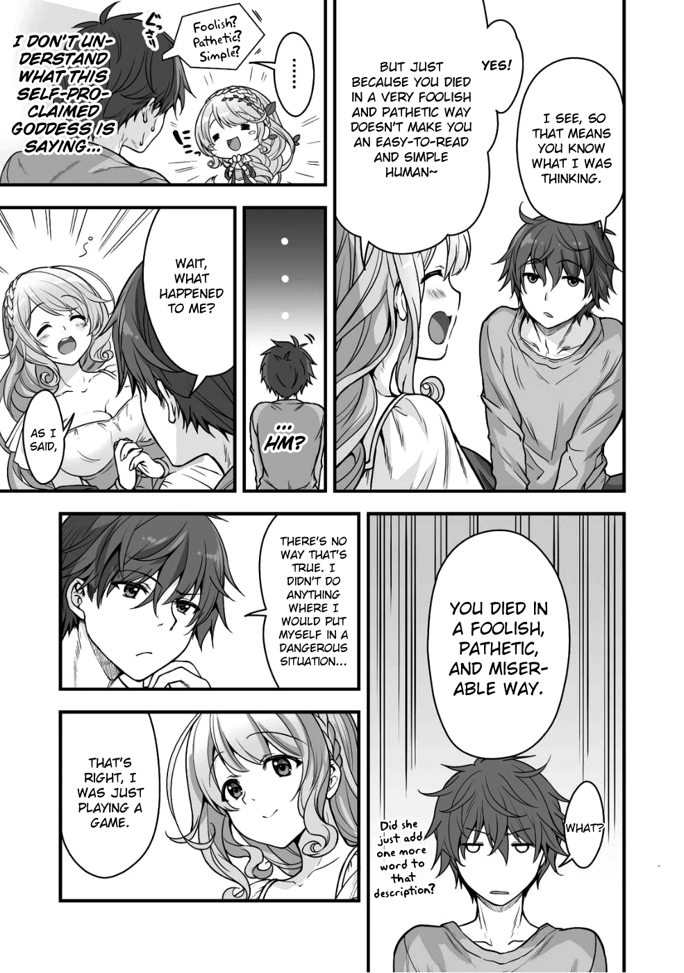When I Was Playing Eroge With VR, I Was Reincarnated In A Different World, I Will Enslave All The Beautiful Demon Girls ~Crossout Saber~ Chapter 1 page 5 - Chapter 1