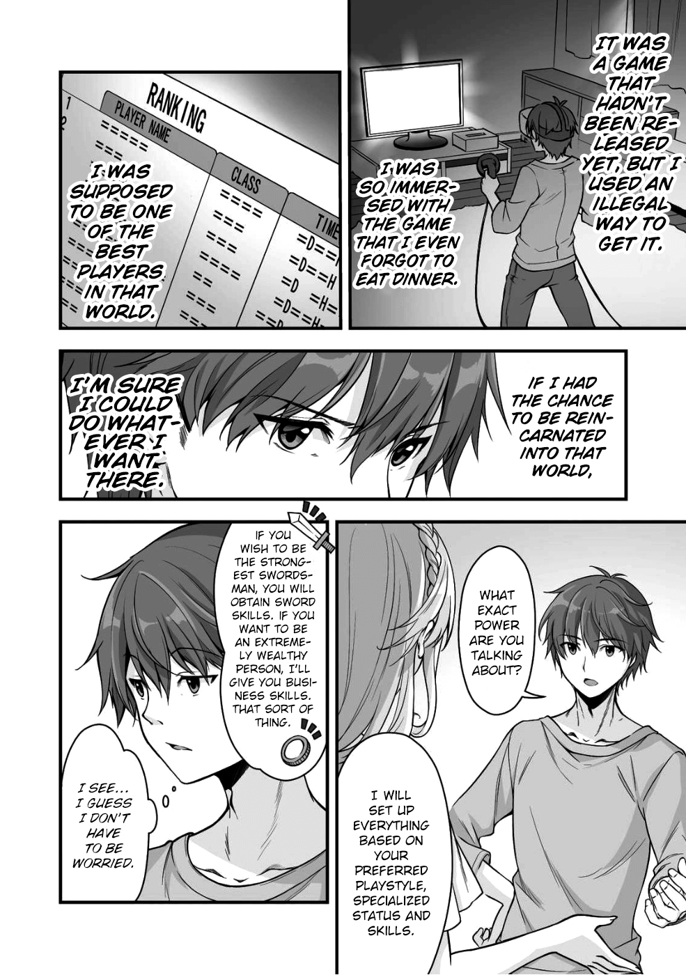 When I Was Playing Eroge With VR, I Was Reincarnated In A Different World, I Will Enslave All The Beautiful Demon Girls ~Crossout Saber~ Chapter 1 page 8 - Chapter 1