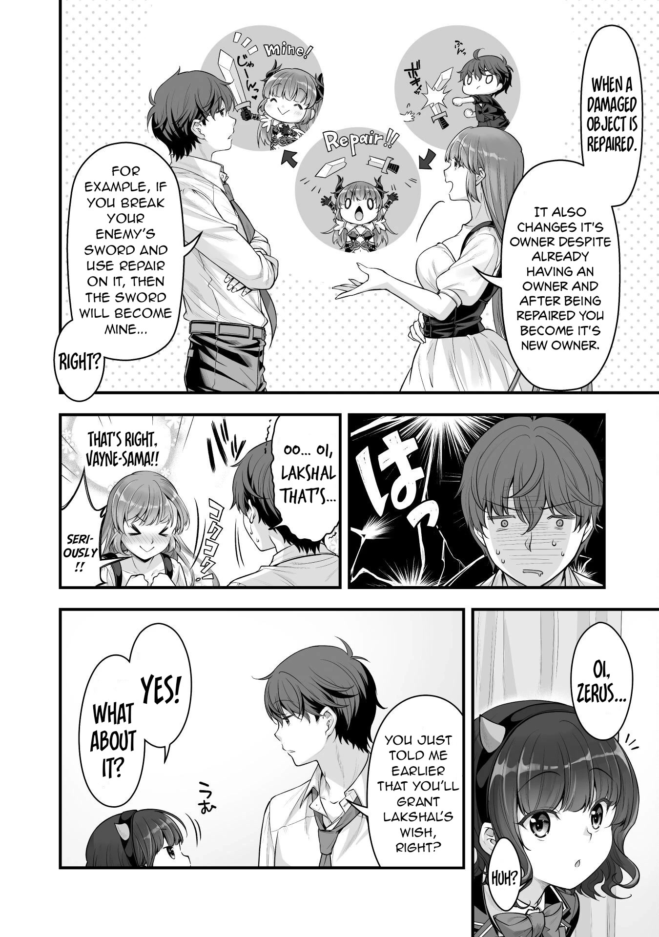 When I Was Playing Eroge With VR, I Was Reincarnated In A Different World, I Will Enslave All The Beautiful Demon Girls ~Crossout Saber~ Chapter 14 page 15 - Chapter 14