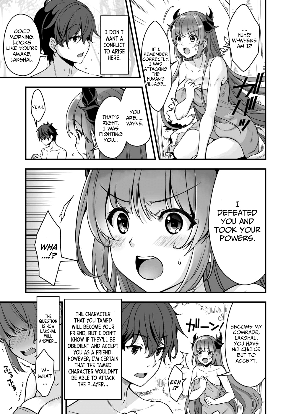 When I Was Playing Eroge With VR, I Was Reincarnated In A Different World, I Will Enslave All The Beautiful Demon Girls ~Crossout Saber~ Chapter 2 page 20 - Chapter 2