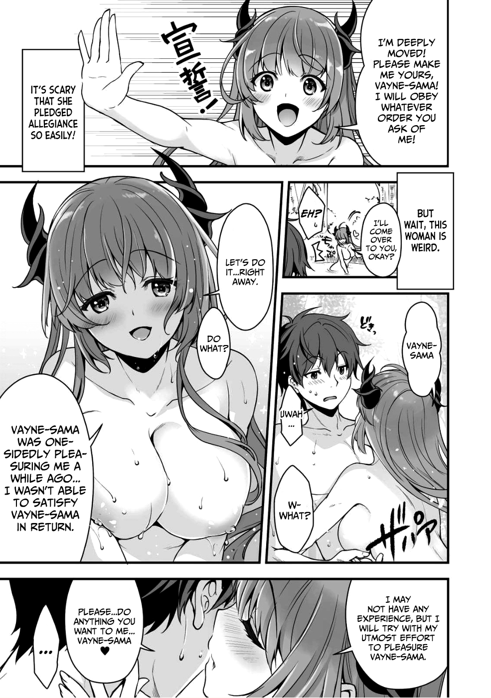 When I Was Playing Eroge With VR, I Was Reincarnated In A Different World, I Will Enslave All The Beautiful Demon Girls ~Crossout Saber~ Chapter 2 page 22 - Chapter 2