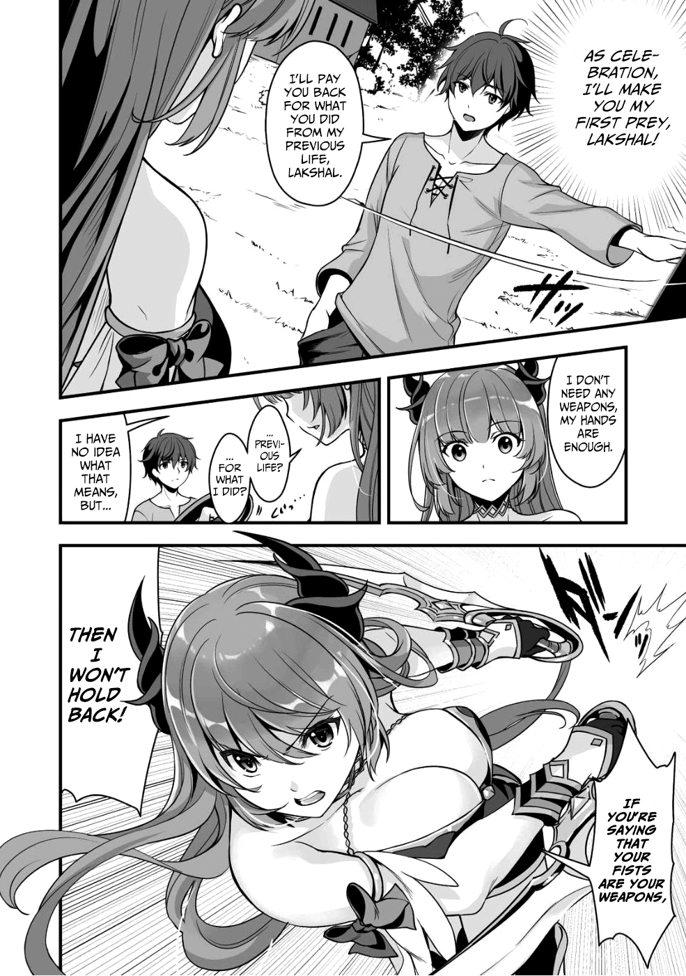 When I Was Playing Eroge With VR, I Was Reincarnated In A Different World, I Will Enslave All The Beautiful Demon Girls ~Crossout Saber~ Chapter 2 page 9 - Chapter 2
