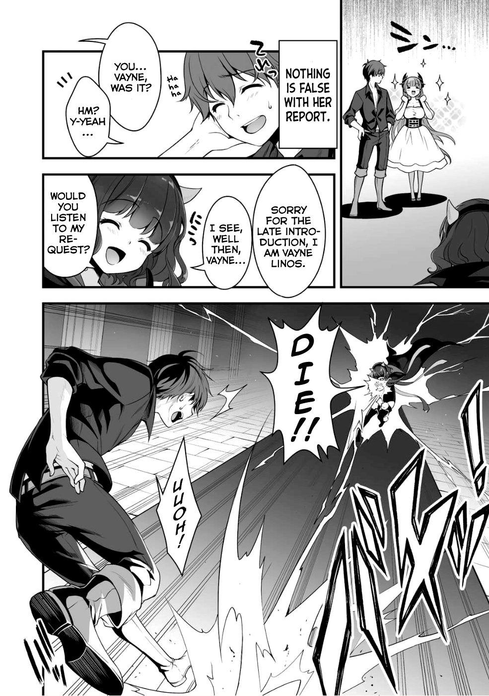When I Was Playing Eroge With VR, I Was Reincarnated In A Different World, I Will Enslave All The Beautiful Demon Girls ~Crossout Saber~ Chapter 3 page 19 - Chapter 3