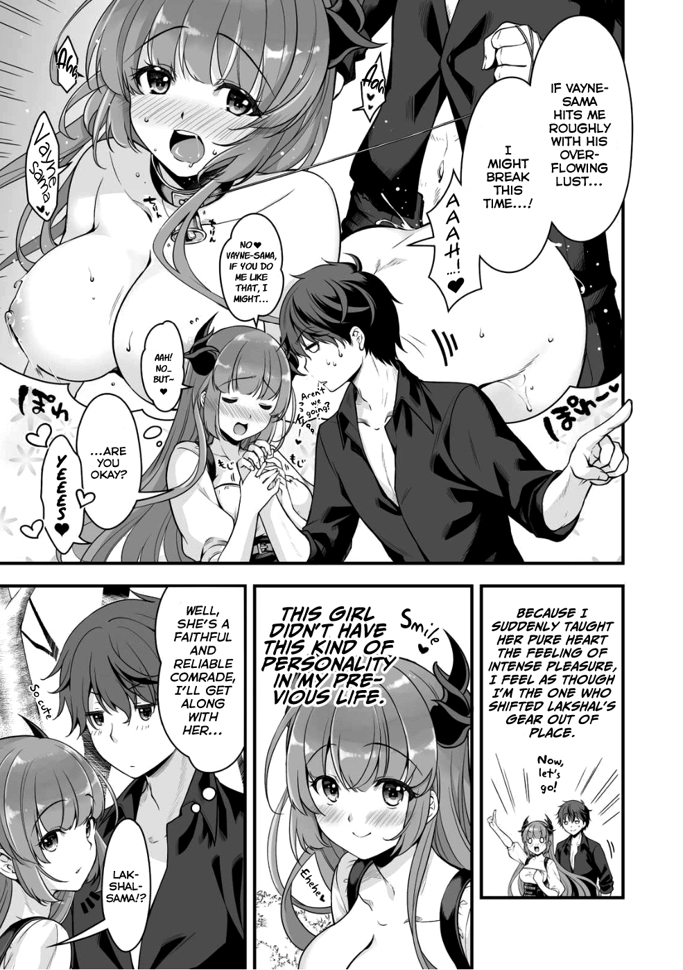When I Was Playing Eroge With VR, I Was Reincarnated In A Different World, I Will Enslave All The Beautiful Demon Girls ~Crossout Saber~ Chapter 3 page 3 - Chapter 3