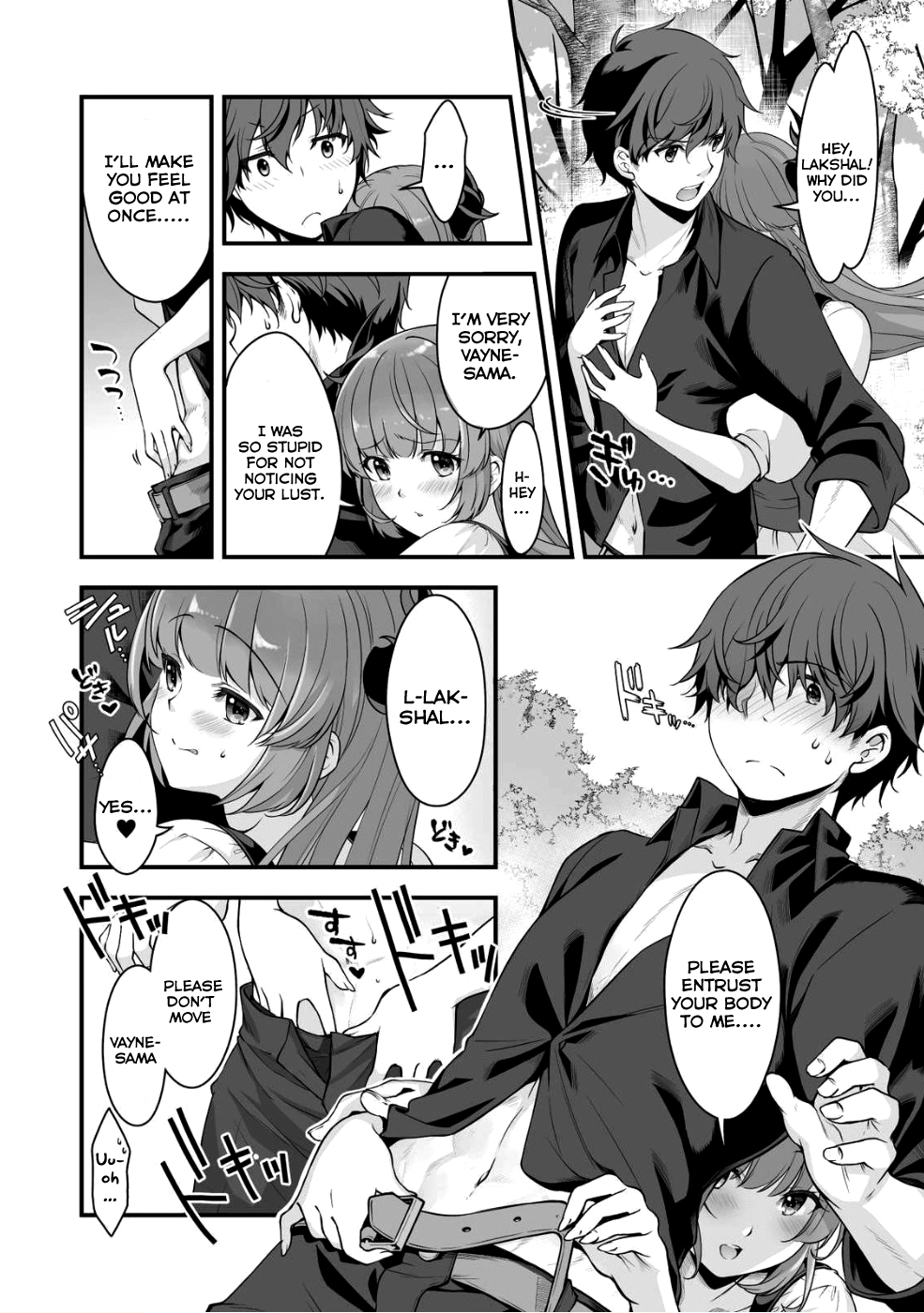 When I Was Playing Eroge With VR, I Was Reincarnated In A Different World, I Will Enslave All The Beautiful Demon Girls ~Crossout Saber~ Chapter 3 page 8 - Chapter 3
