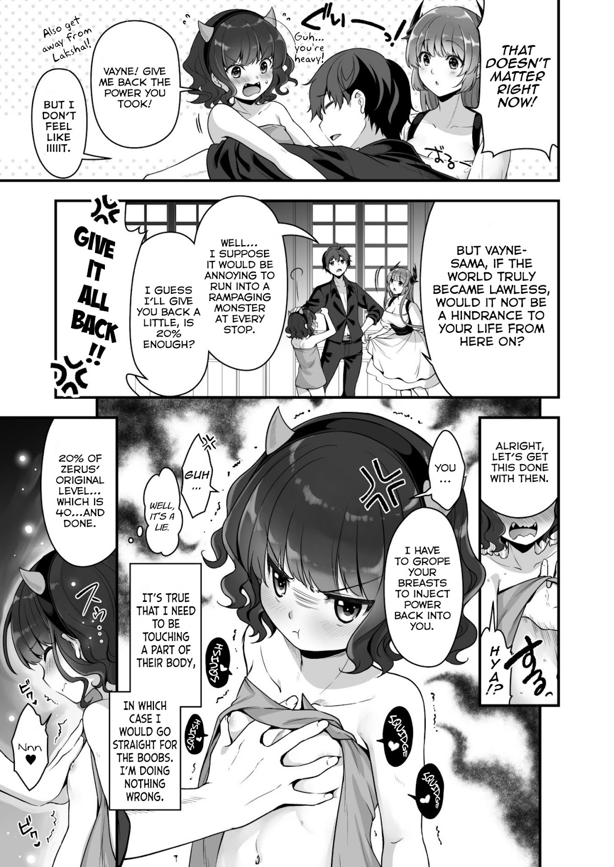 When I Was Playing Eroge With VR, I Was Reincarnated In A Different World, I Will Enslave All The Beautiful Demon Girls ~Crossout Saber~ Chapter 5 page 5 - Chapter 5