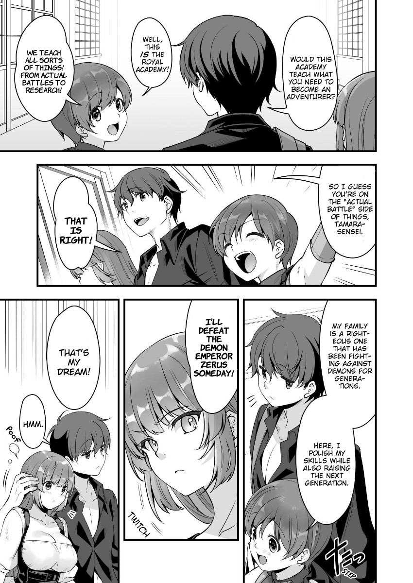 When I Was Playing Eroge With VR, I Was Reincarnated In A Different World, I Will Enslave All The Beautiful Demon Girls ~Crossout Saber~ Chapter 7 page 3 - Chapter 7