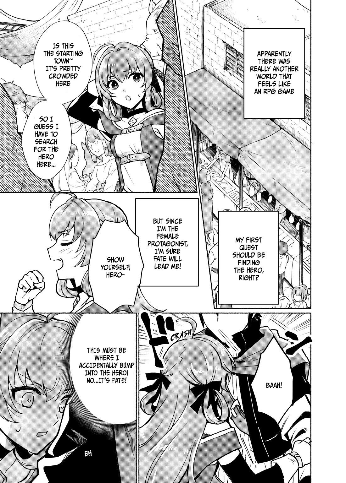 When I Was Reincarnated in Another World, I Was a Heroine and He Was a Hero Chapter 1 page 3 - Chapter 1: I'm The Heroine and He's The Hero