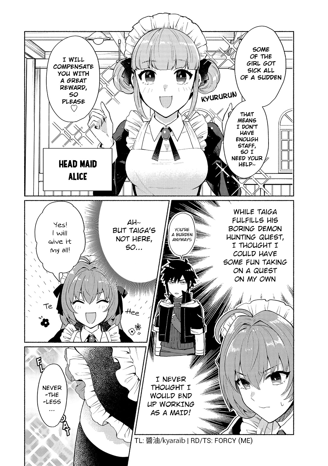 When I Was Reincarnated in Another World, I Was a Heroine and He Was a Hero Chapter 13 page 2 - Chapter 13: At Your Service, Master