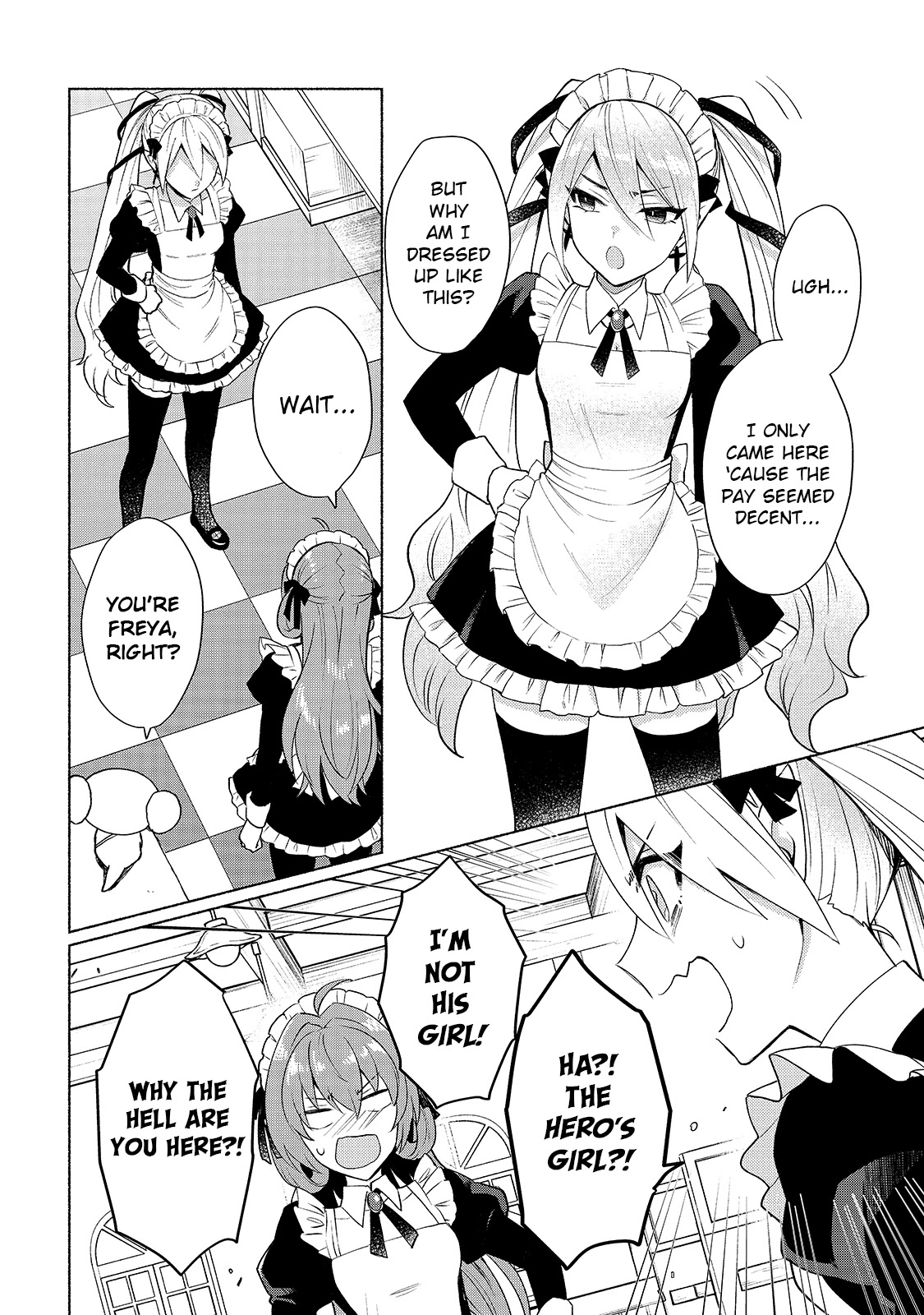 When I Was Reincarnated in Another World, I Was a Heroine and He Was a Hero Chapter 13 page 4 - Chapter 13: At Your Service, Master