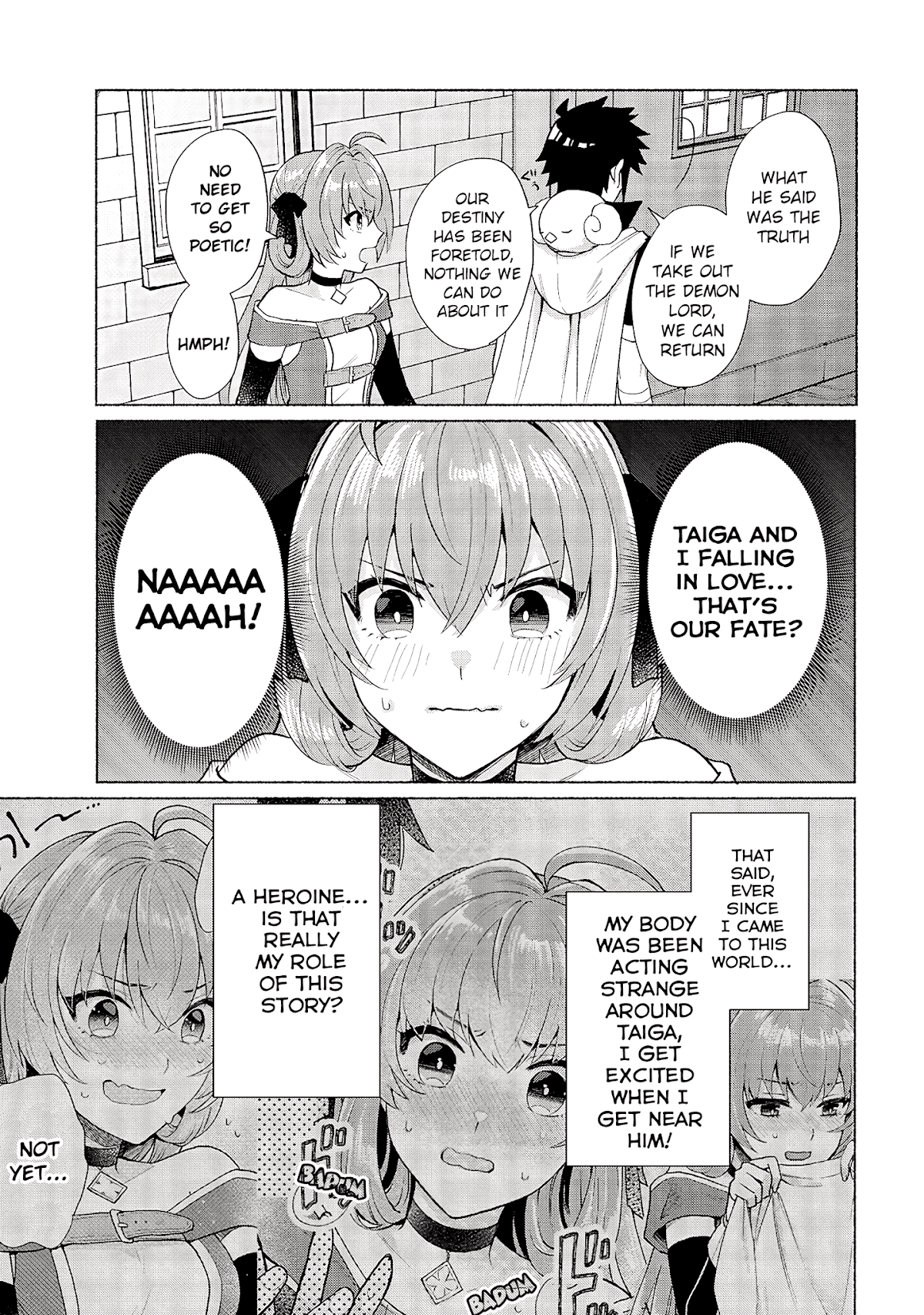 When I Was Reincarnated in Another World, I Was a Heroine and He Was a Hero Chapter 14 page 15 - Chapter 14: I Don't Believe in Fate!!
