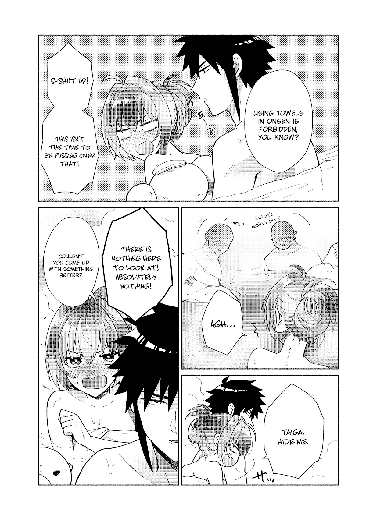 When I Was Reincarnated in Another World, I Was a Heroine and He Was a Hero Chapter 22 page 5 - Chapter 22: There is nothing here to look at! Absolutely nothing!
