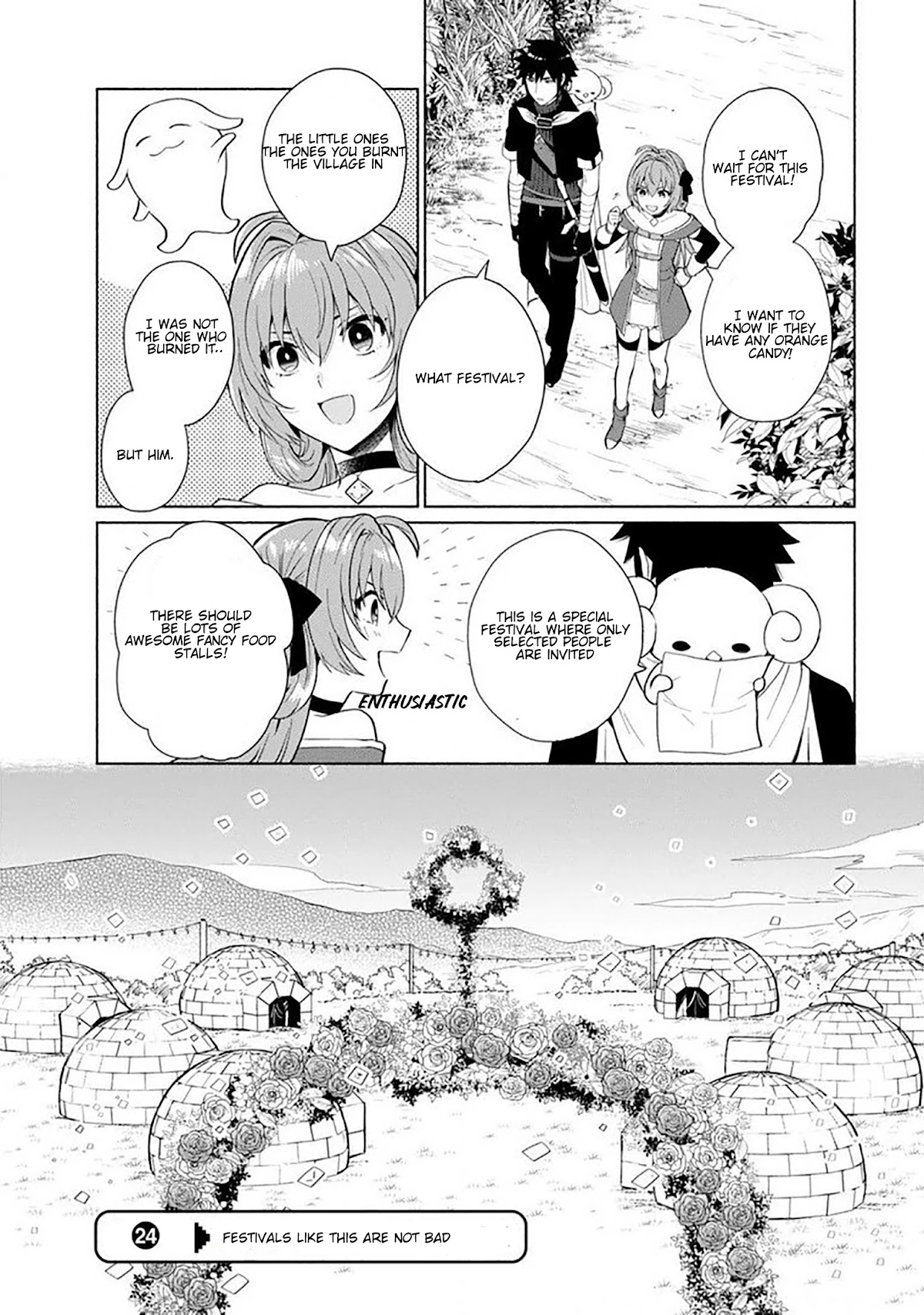 When I Was Reincarnated in Another World, I Was a Heroine and He Was a Hero Chapter 24 page 1 - Chapter 24: festivals like this are not bad