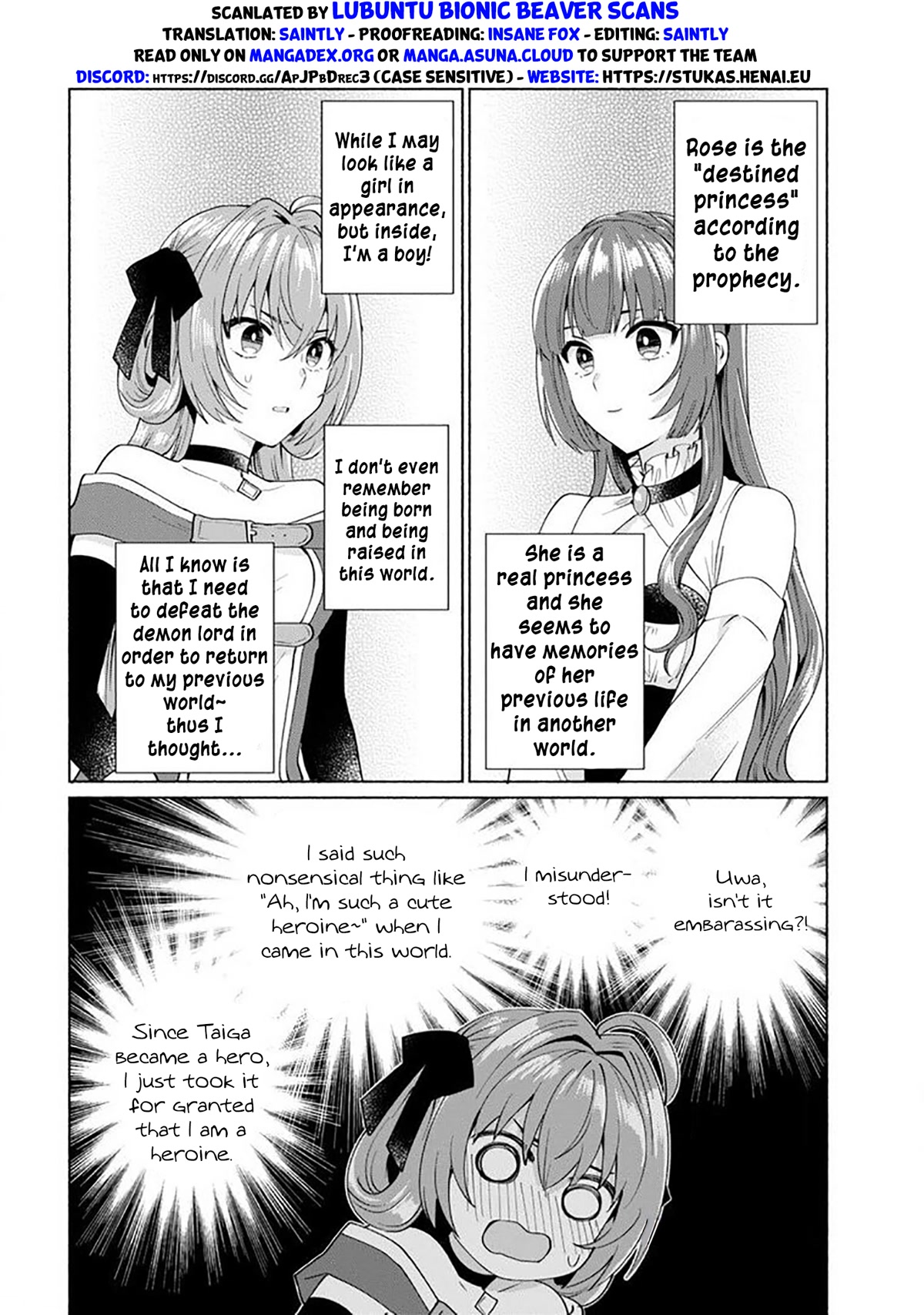 When I Was Reincarnated in Another World, I Was a Heroine and He Was a Hero Chapter 27 page 2 - Chapter 27: He's going to choose me!