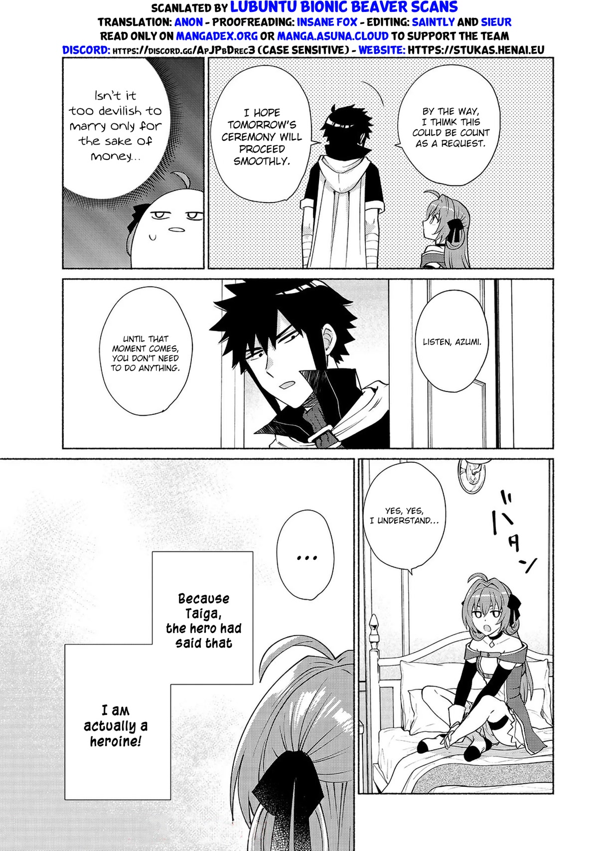 When I Was Reincarnated in Another World, I Was a Heroine and He Was a Hero Chapter 28 page 11 - Chapter 28: Why am I feeling sad?