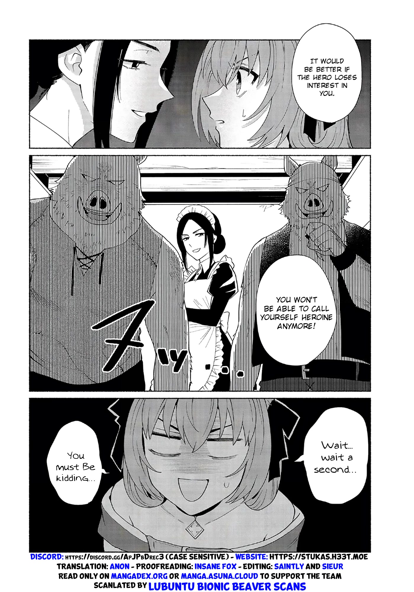 When I Was Reincarnated in Another World, I Was a Heroine and He Was a Hero Chapter 29 page 10 - Chapter 29: I can't give up as a heroine!
