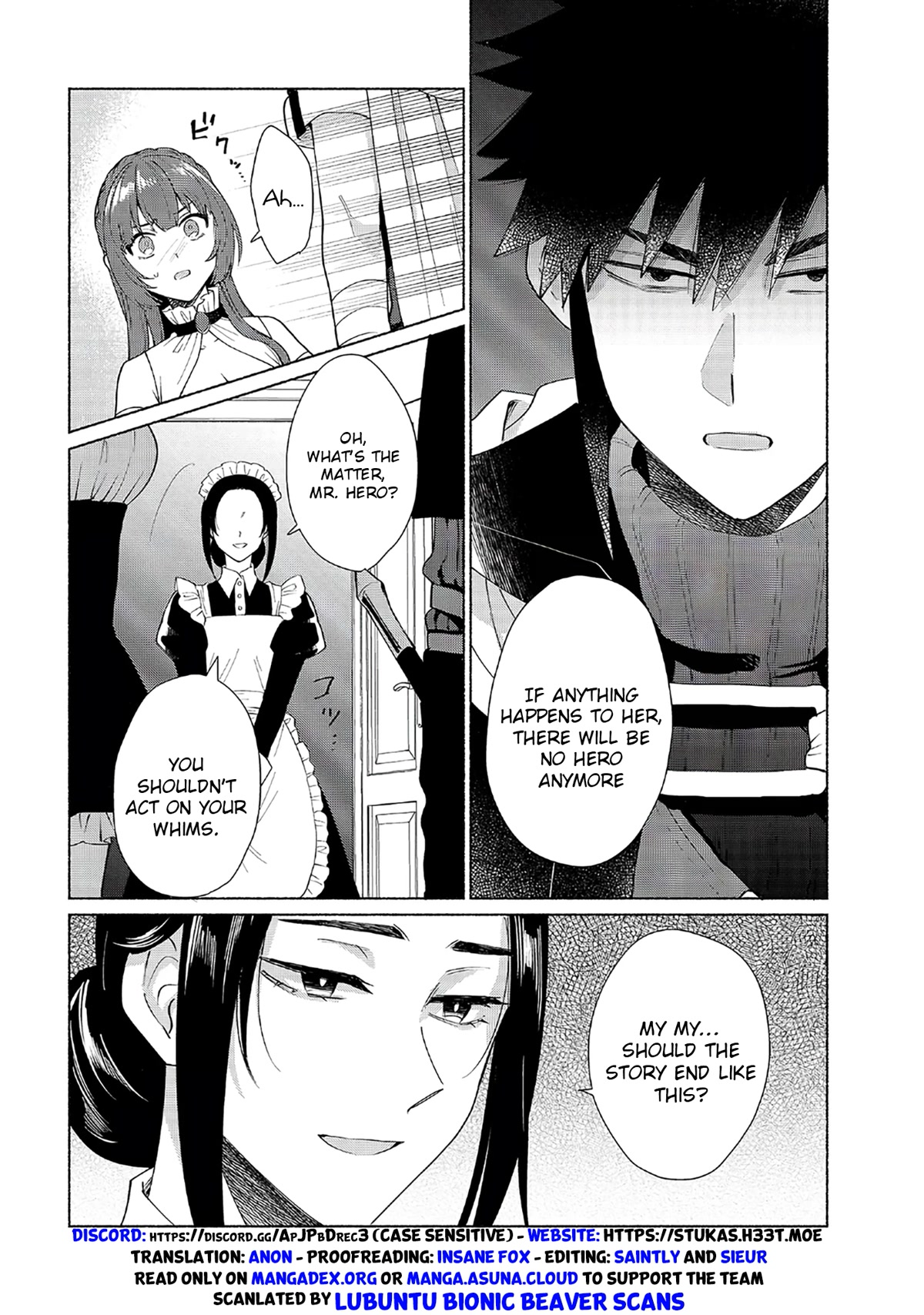 When I Was Reincarnated in Another World, I Was a Heroine and He Was a Hero Chapter 29 page 14 - Chapter 29: I can't give up as a heroine!