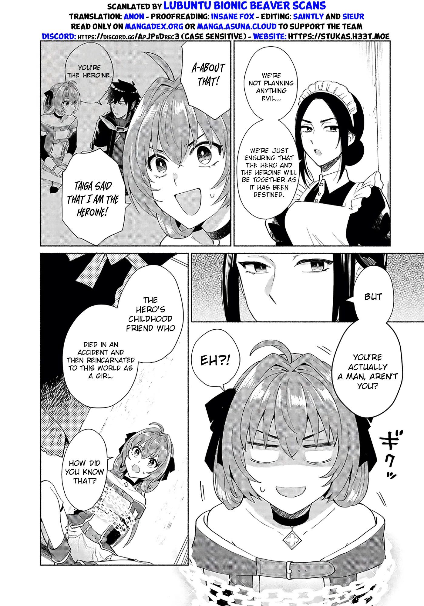 When I Was Reincarnated in Another World, I Was a Heroine and He Was a Hero Chapter 29 page 2 - Chapter 29: I can't give up as a heroine!