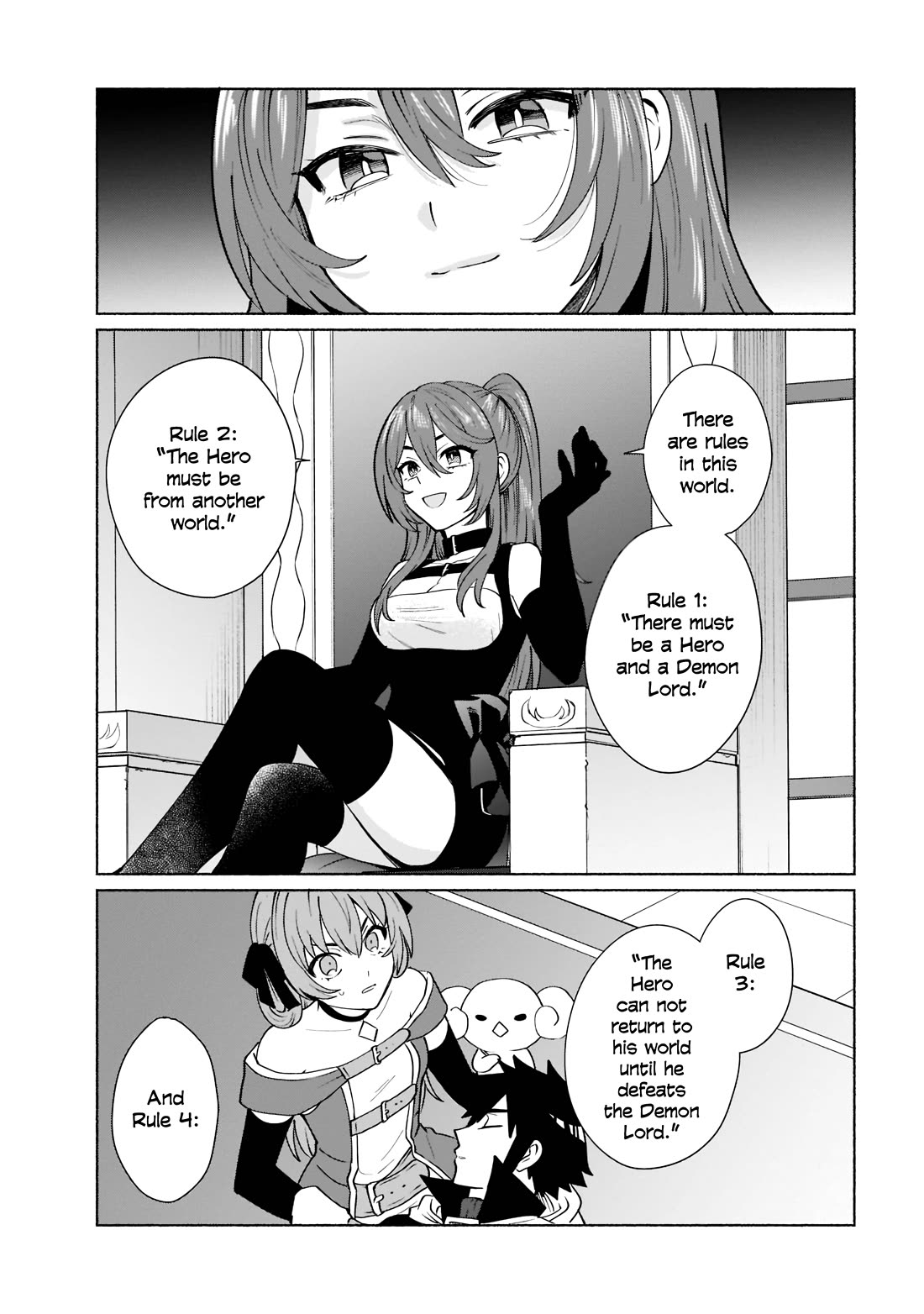When I Was Reincarnated in Another World, I Was a Heroine and He Was a Hero Chapter 44 page 5 - Chapter 44: That's a bit much for a joke (Part 1)