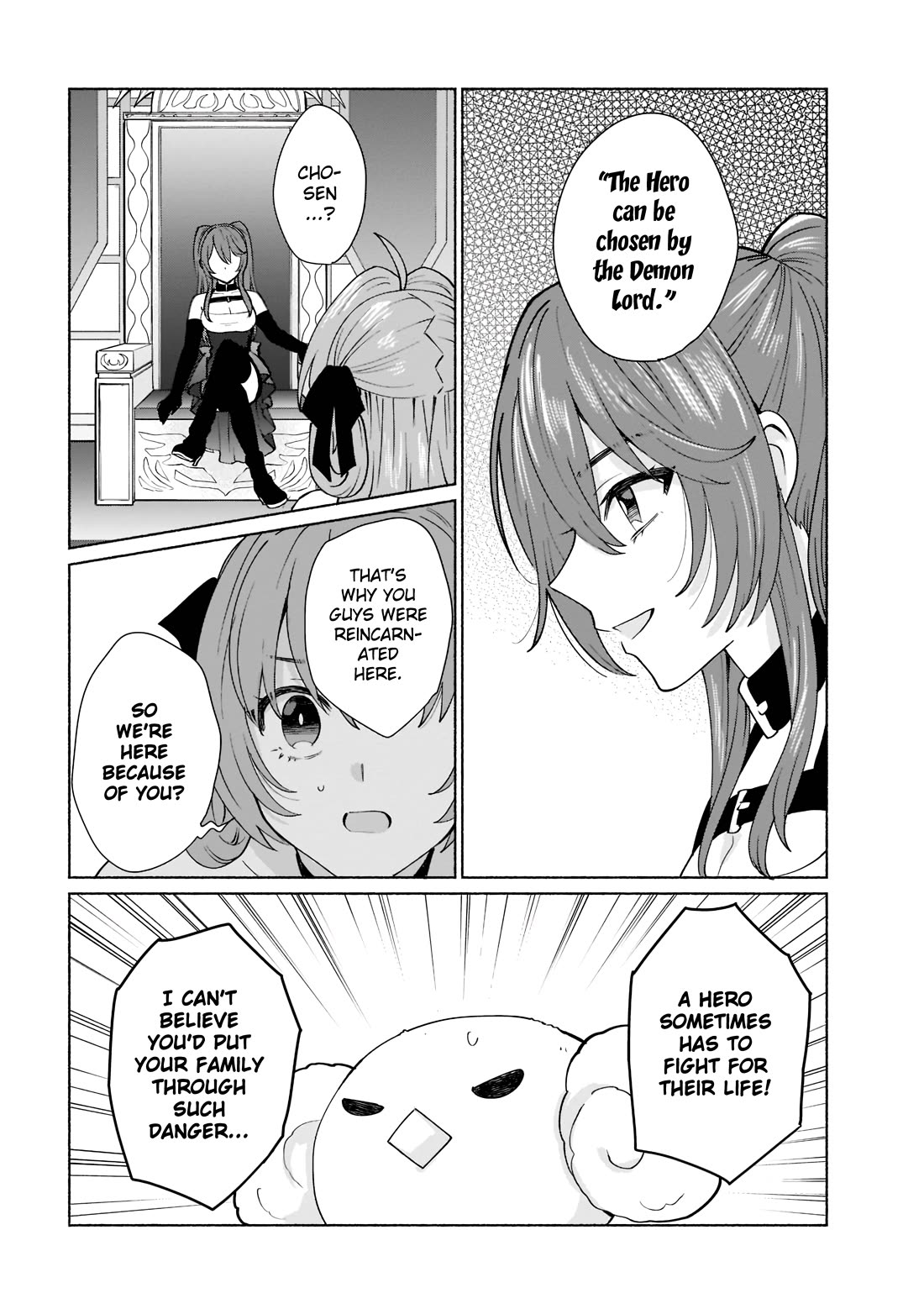 When I Was Reincarnated in Another World, I Was a Heroine and He Was a Hero Chapter 44 page 6 - Chapter 44: That's a bit much for a joke (Part 1)